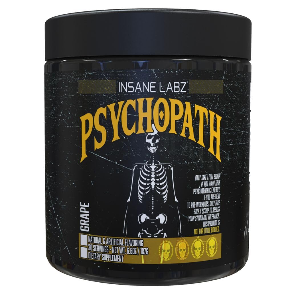 Insane Labz Psychopath Preworkout Powder, 30 Servings