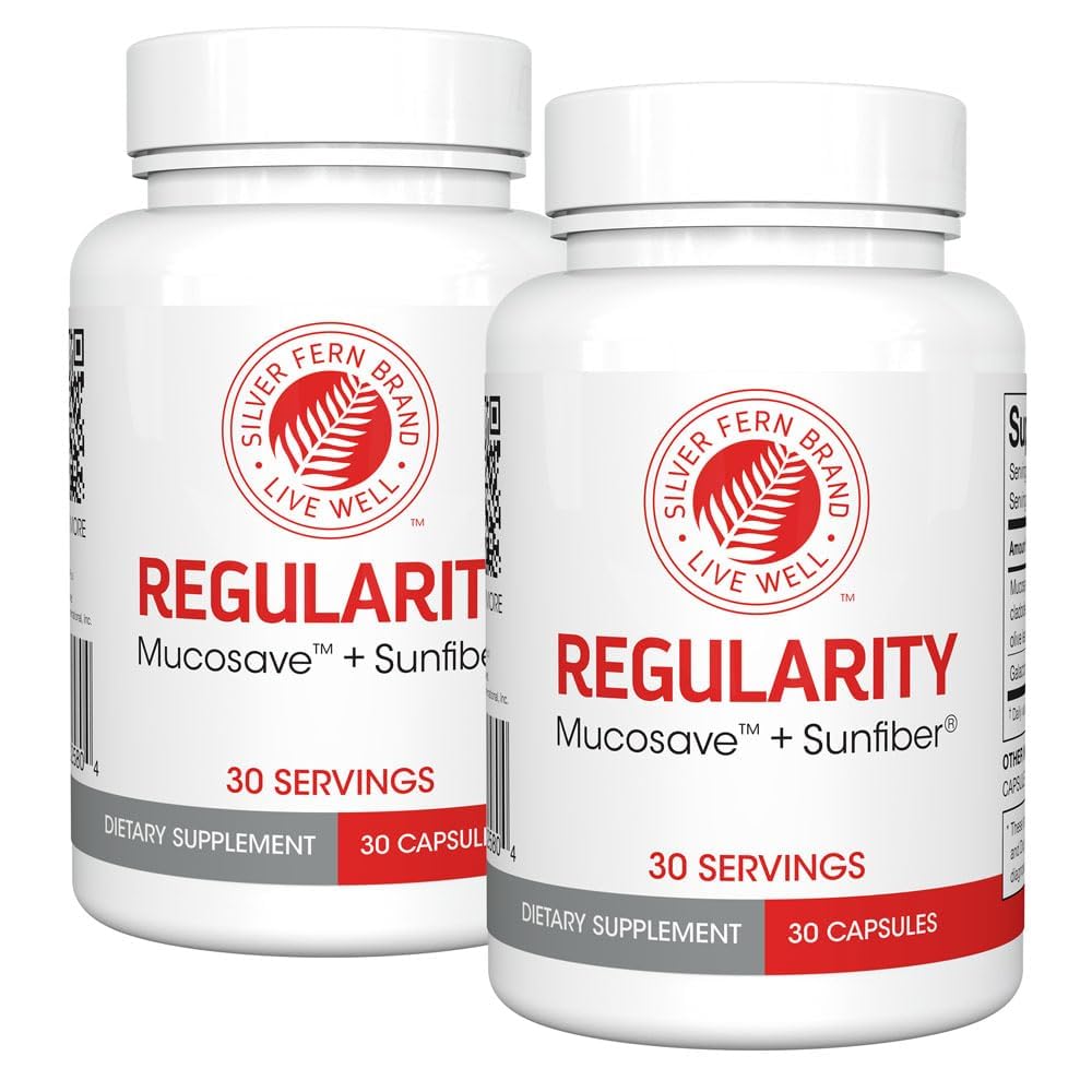 Silver Fern Regularity Digestive Supplement Capsule 60 Capsules Pack of 2 Bottles