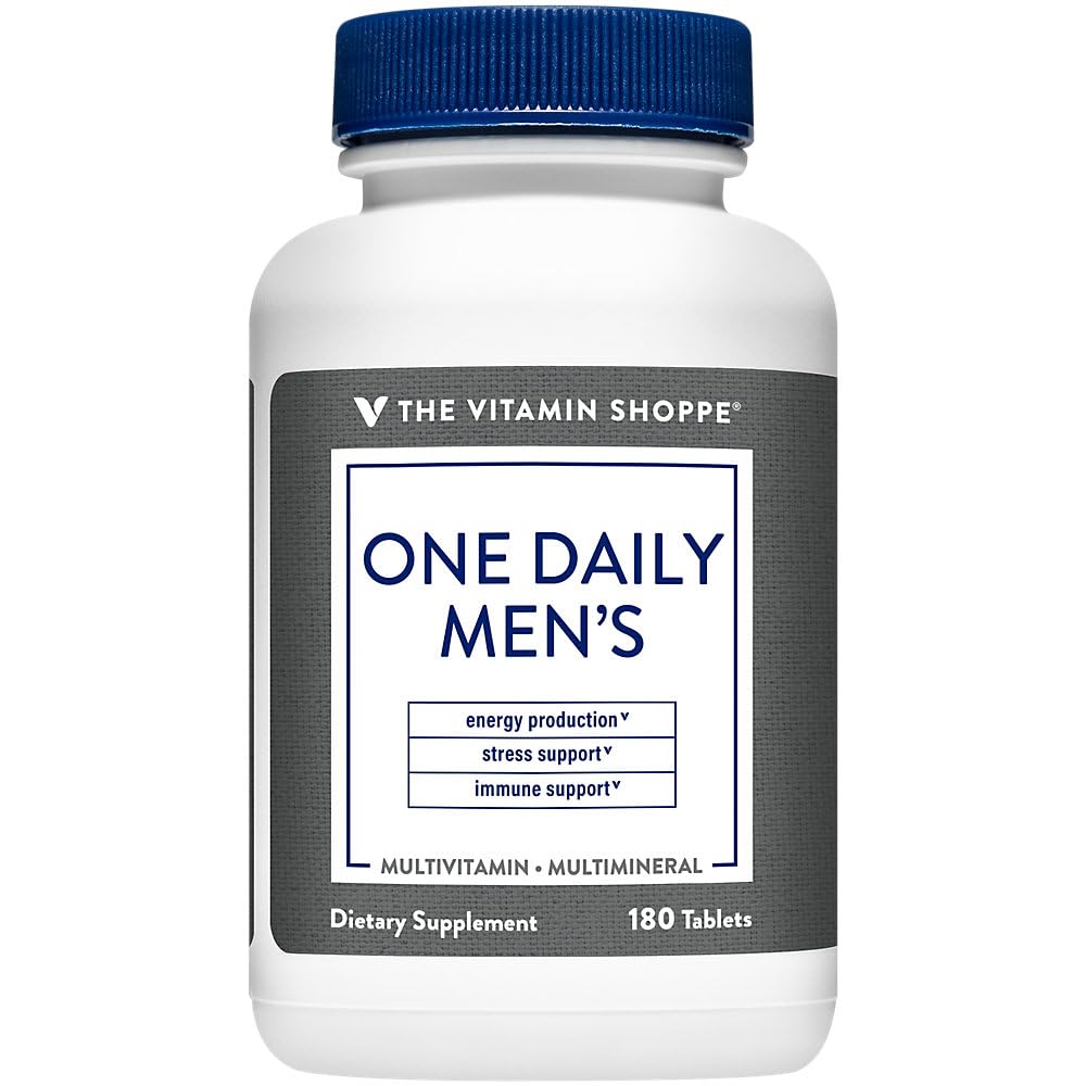 The Vitamin Shoppe One Daily Mens Multivitamin 180 Tablets