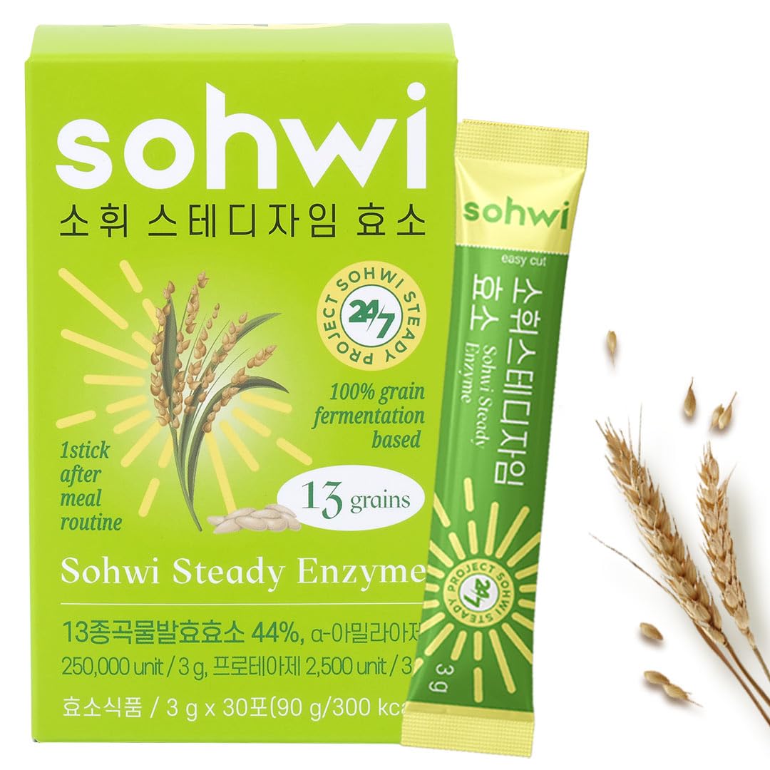 SOHWI Digestive Enzyme Sticks, 30 Sticks