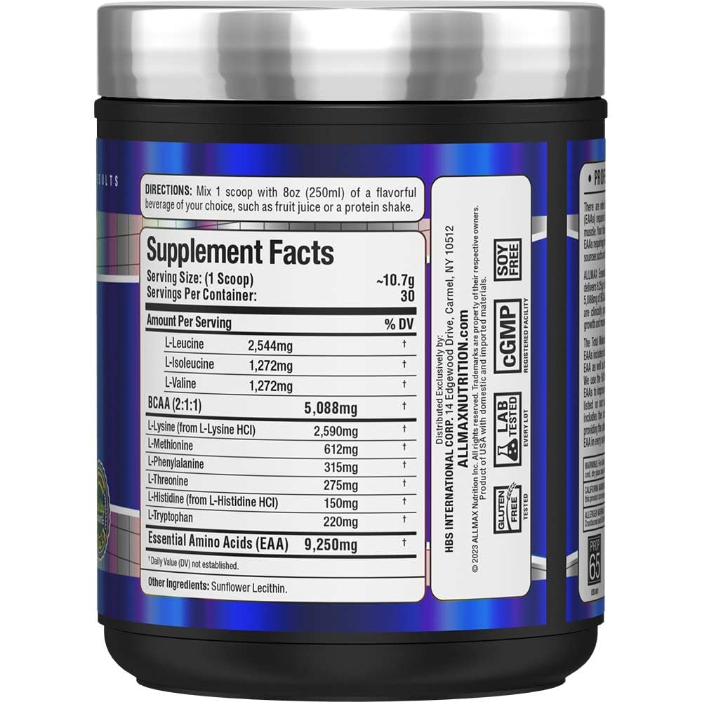 ALLMAX Essentials EAA Powder 11 oz