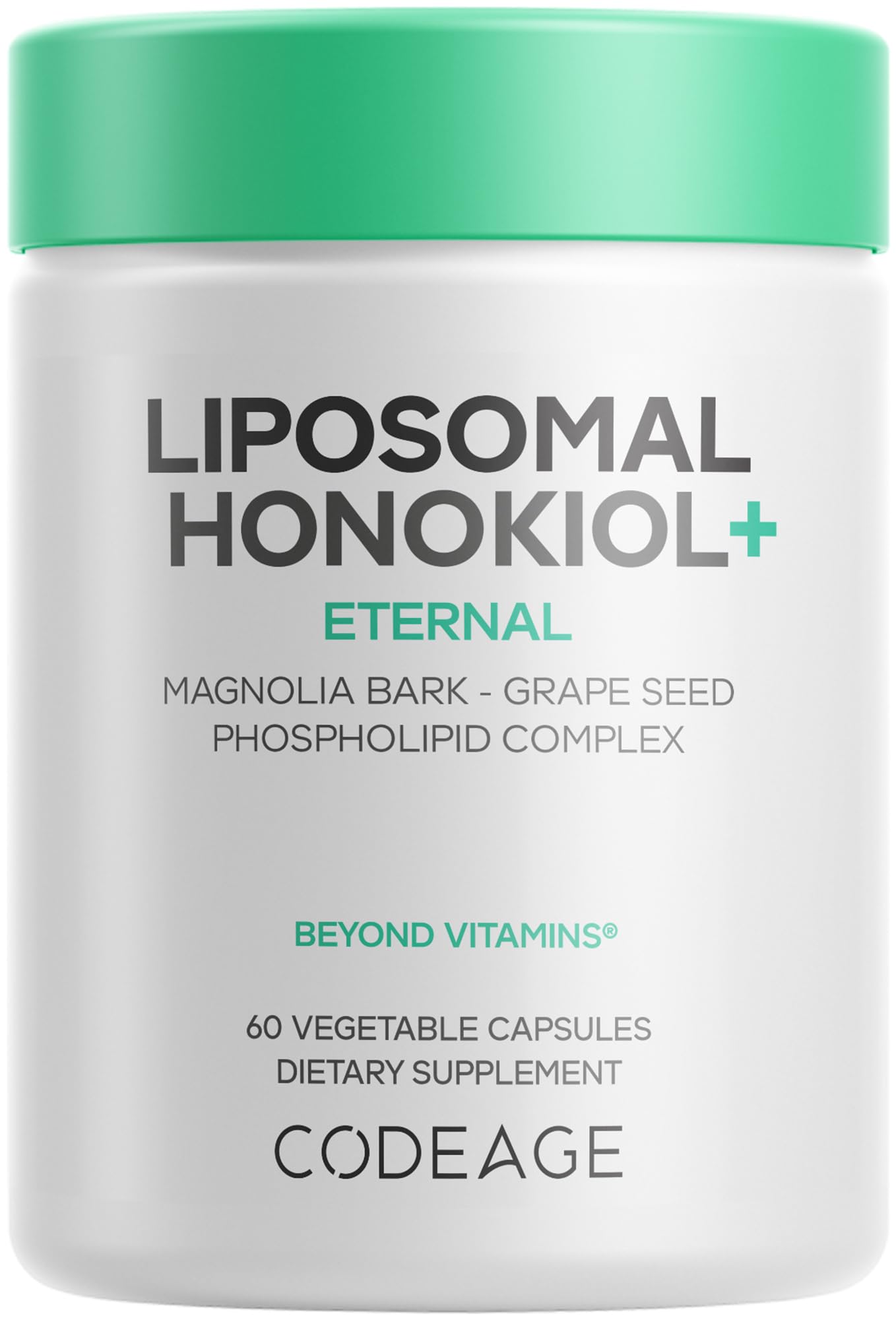 Codeage Liposomal Honokiol Supplement Magnolia Bark, 60 Capsules