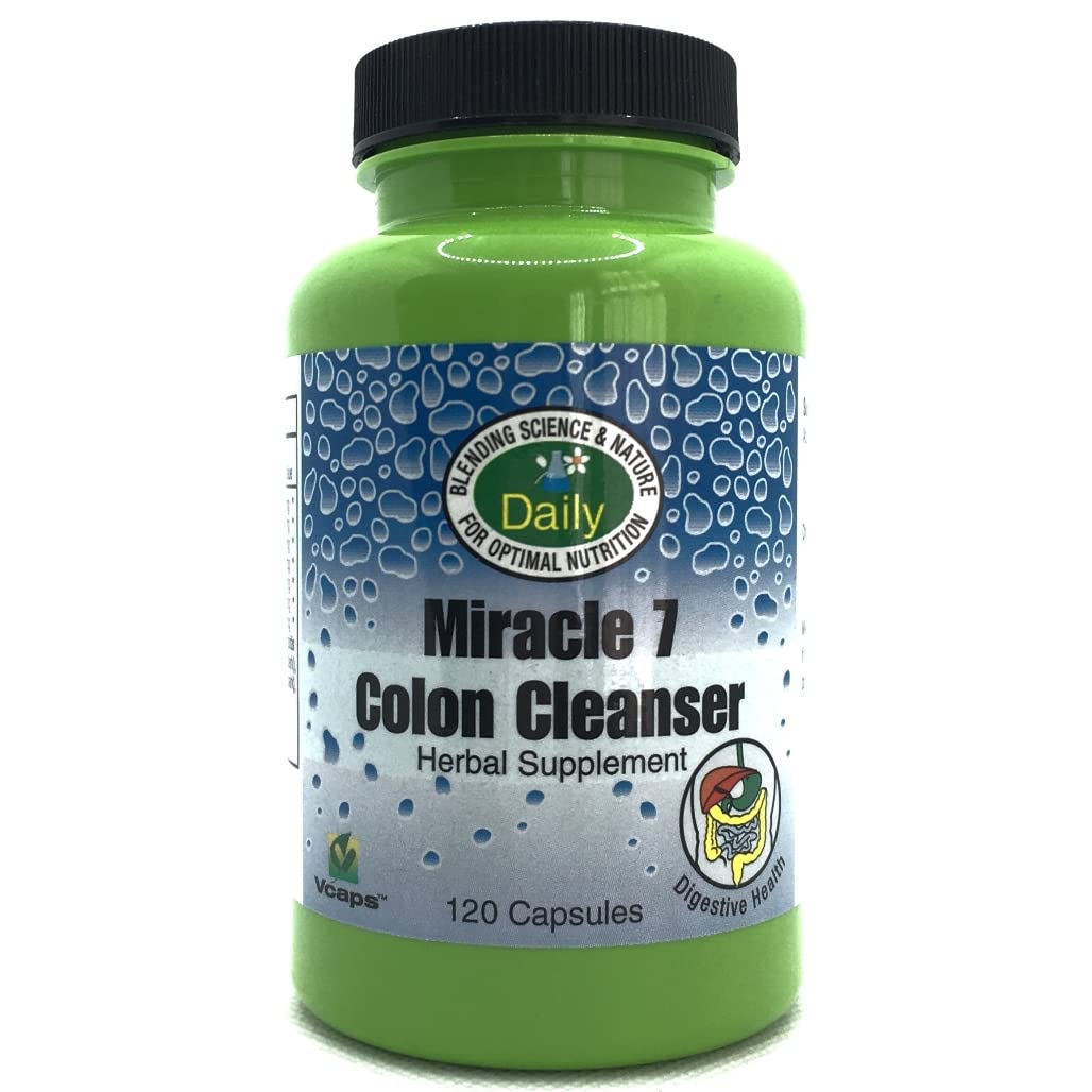 Daily Manufacturing Miracle 7 Colon Cleanser Capsule 120 Capsules