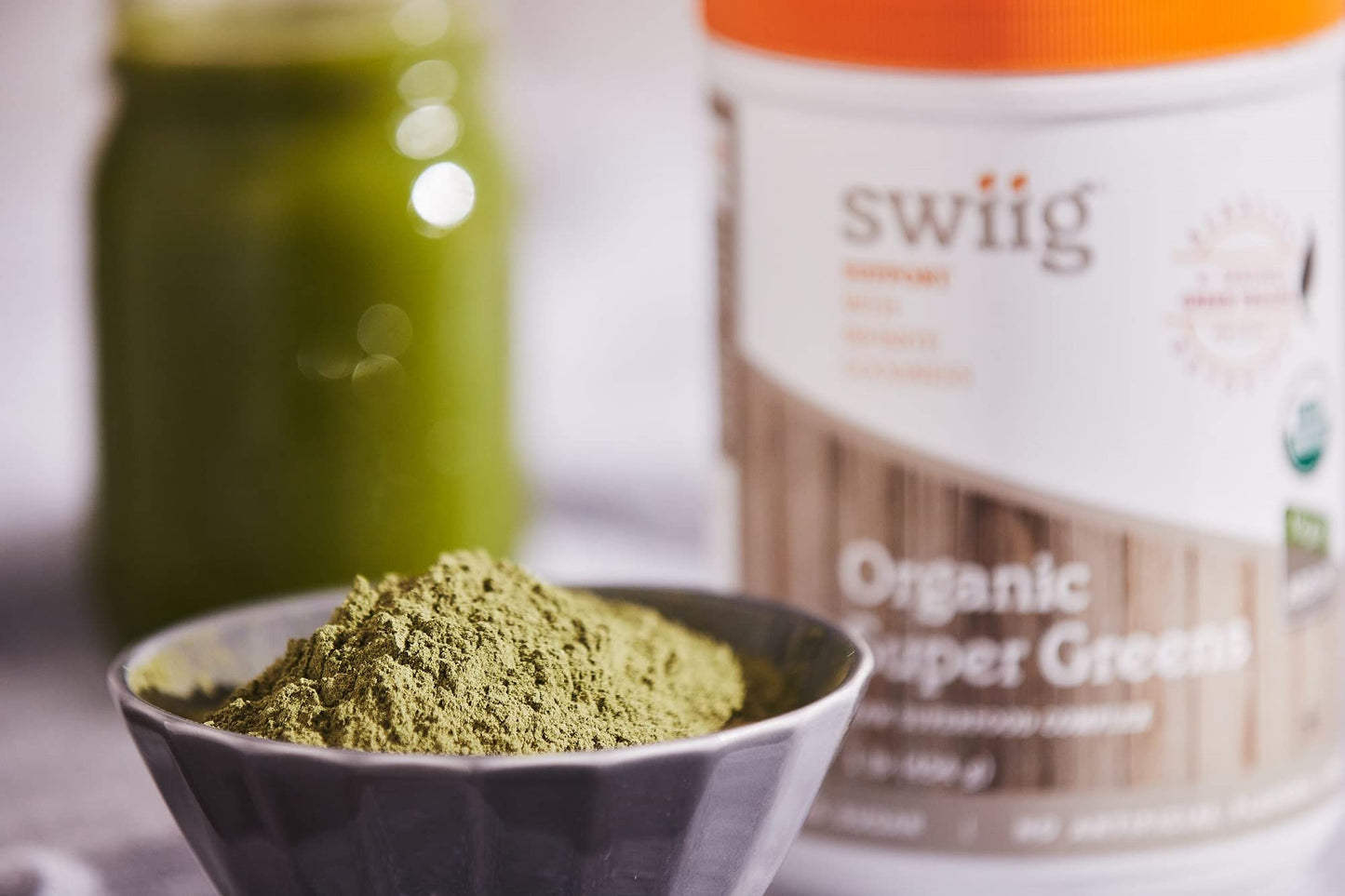 swiig Organic Super Greens Powder 16 oz
