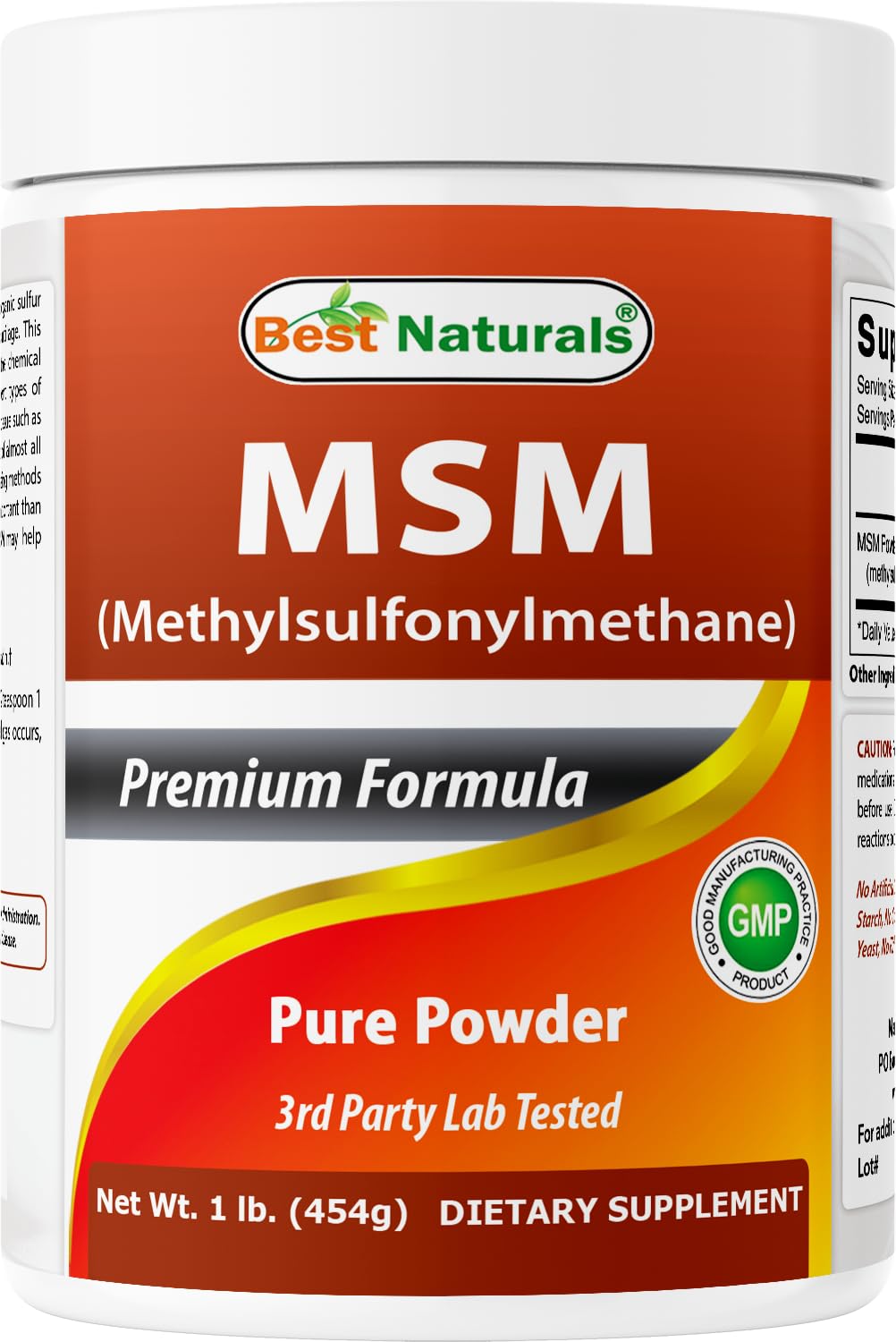 Best Naturals MSM Powder, 16 oz