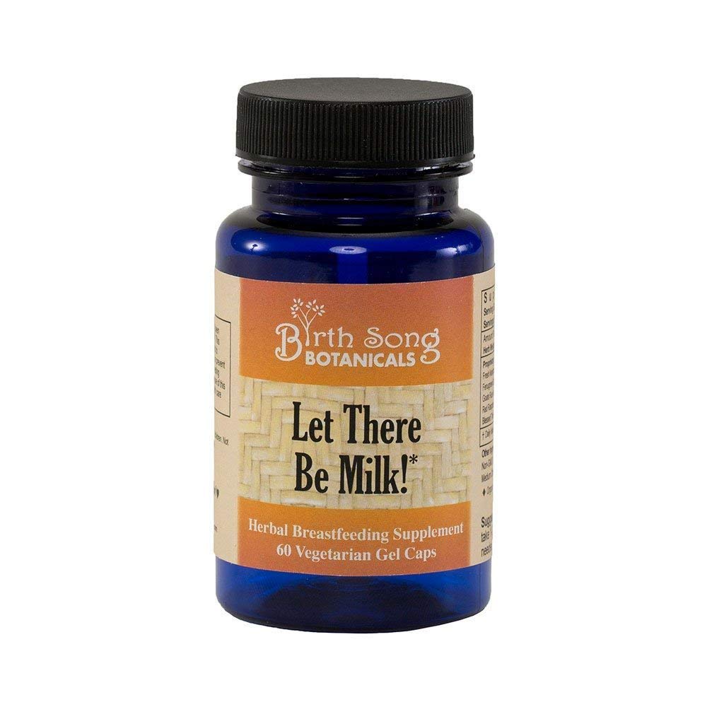 Birth Song Botanicals Let There Be Milk! Vegetarian Liquid Capsules, 60 Count