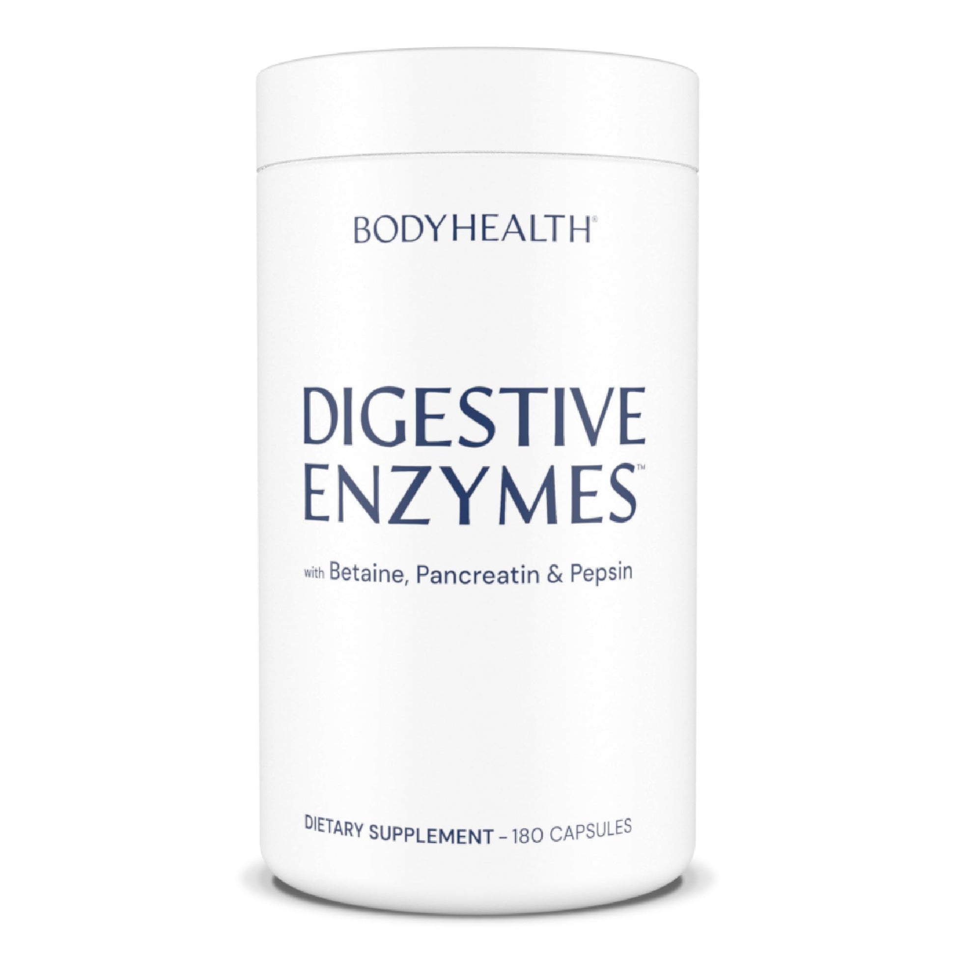 BodyHealth Digestive Enzymes Full Spectrum Digestive Support Capsules, 180 Count
