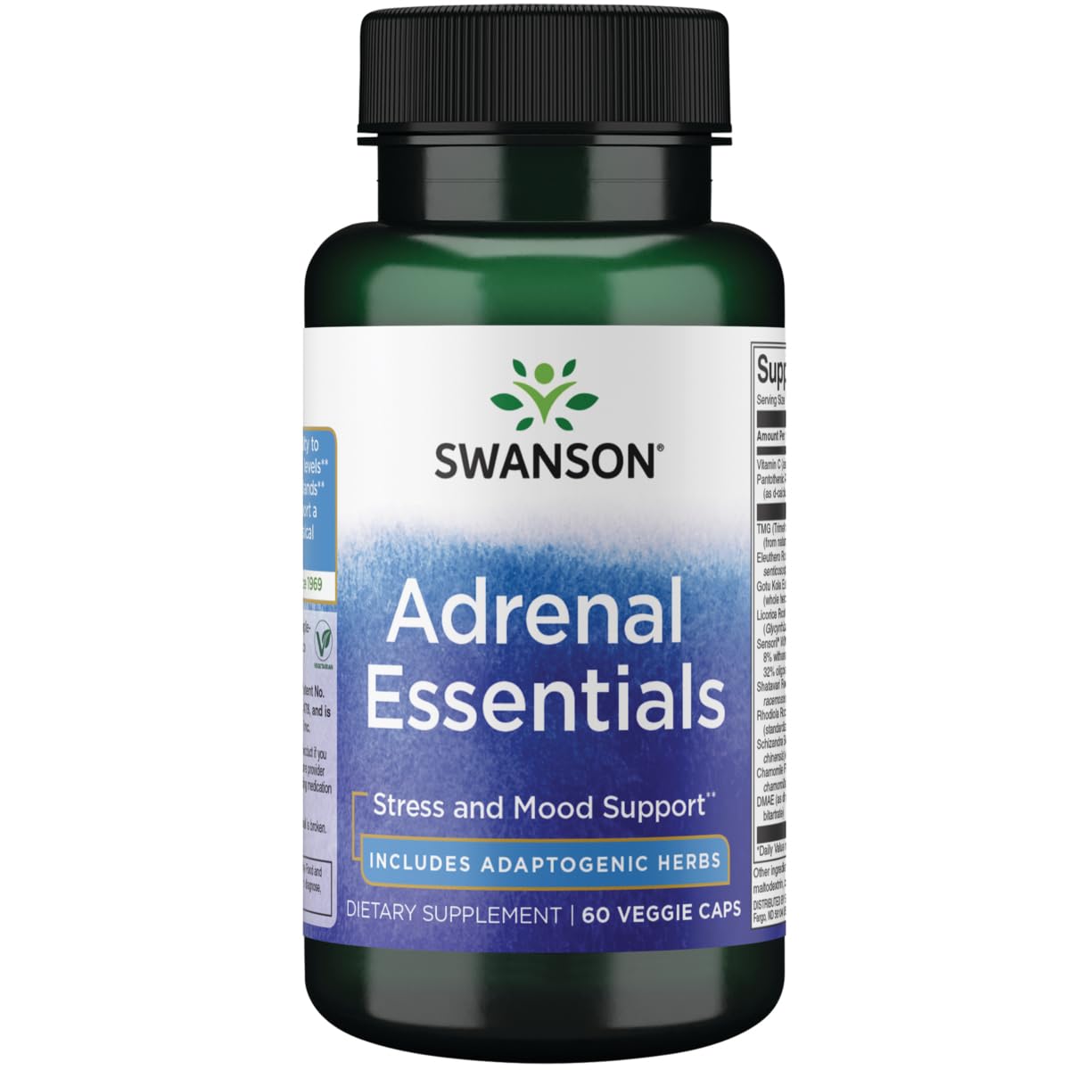 Swanson Adrenal Essentials 60 Capsules