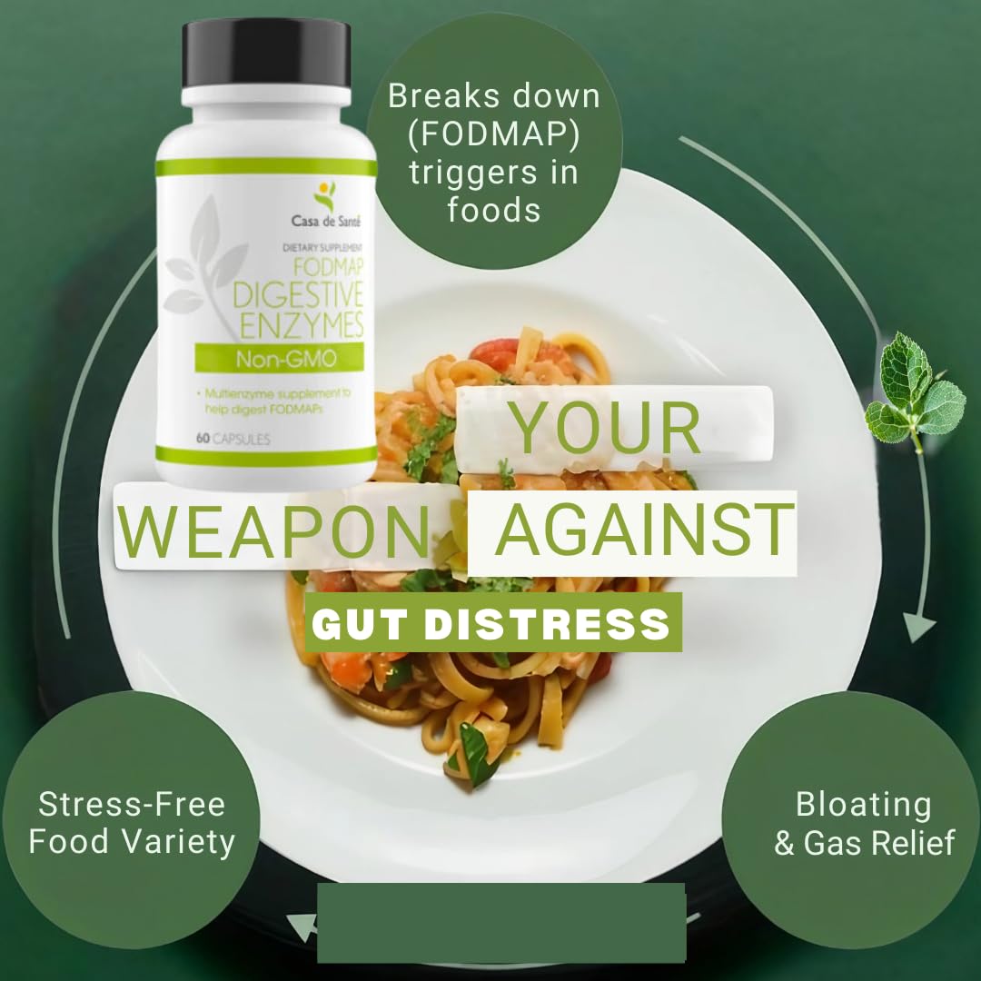 Casa de Sante FODMAP Digestive Enzymes 60 Capsules