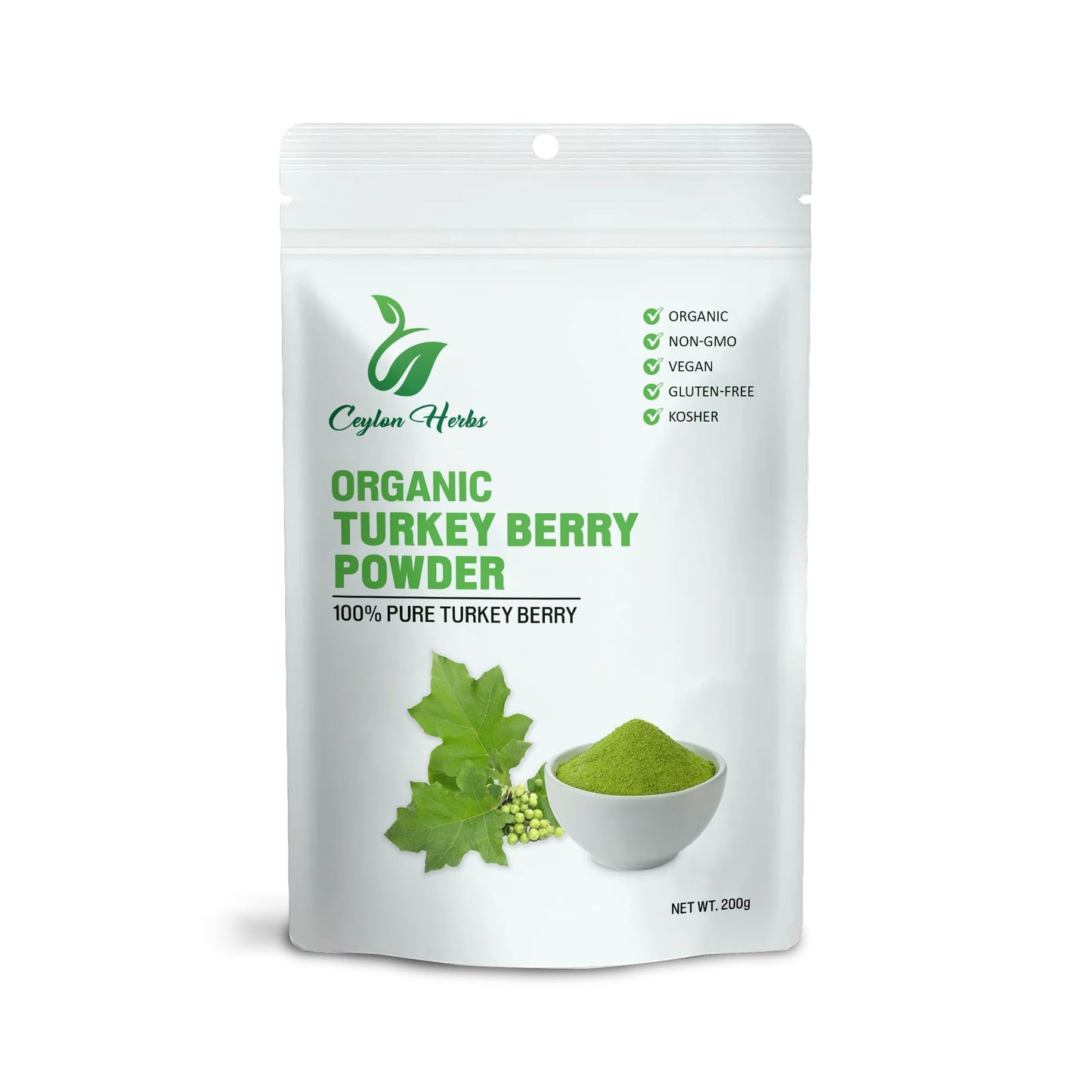 Generic Turkey Berry Leaves Tea Powder 7 Count