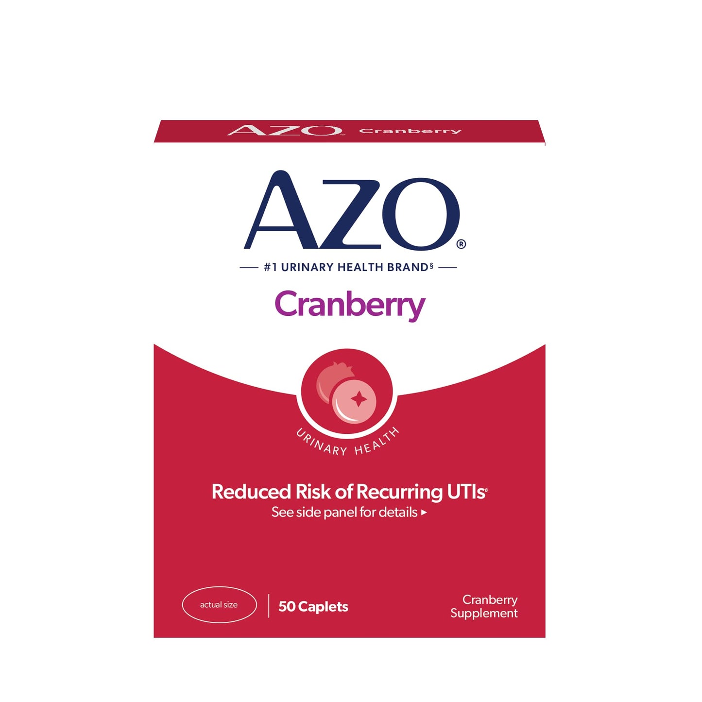 AZO Cranberry Pills Caplets 50 Count