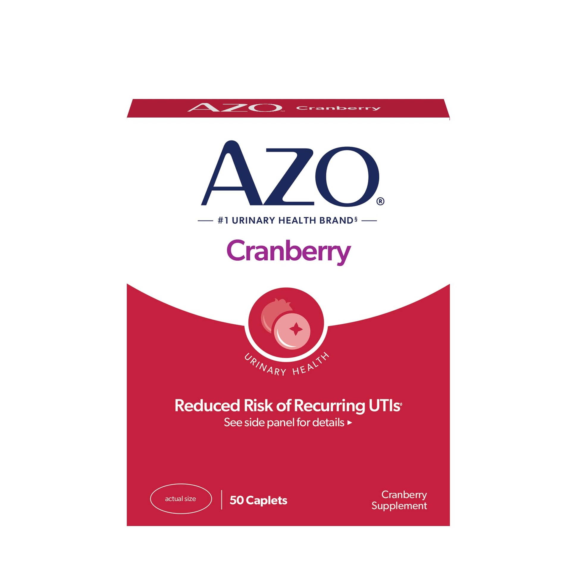 AZO Cranberry Pills Caplets 50 Count