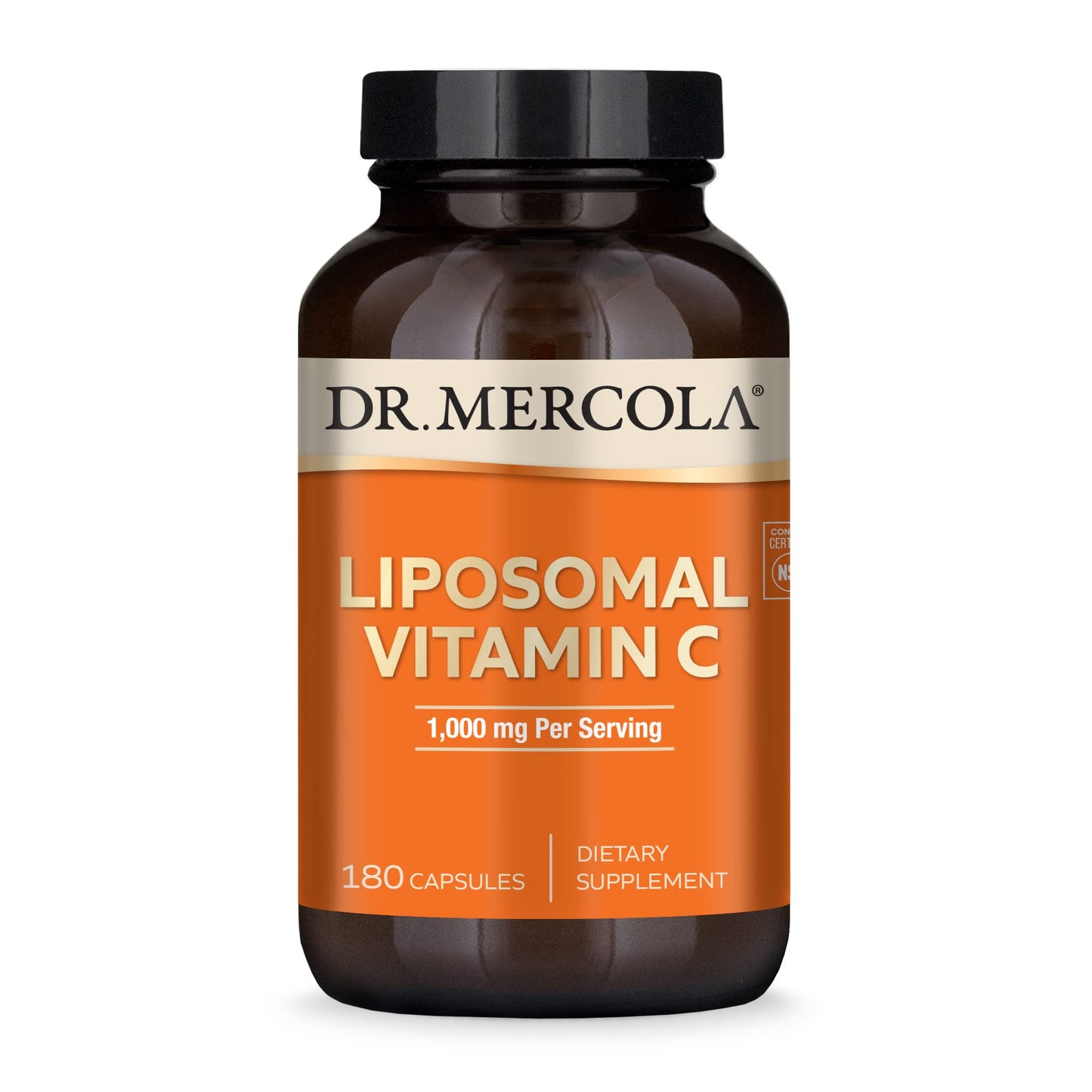 Dr. Mercola Liposomal Vitamin C Capsule 180 Capsules