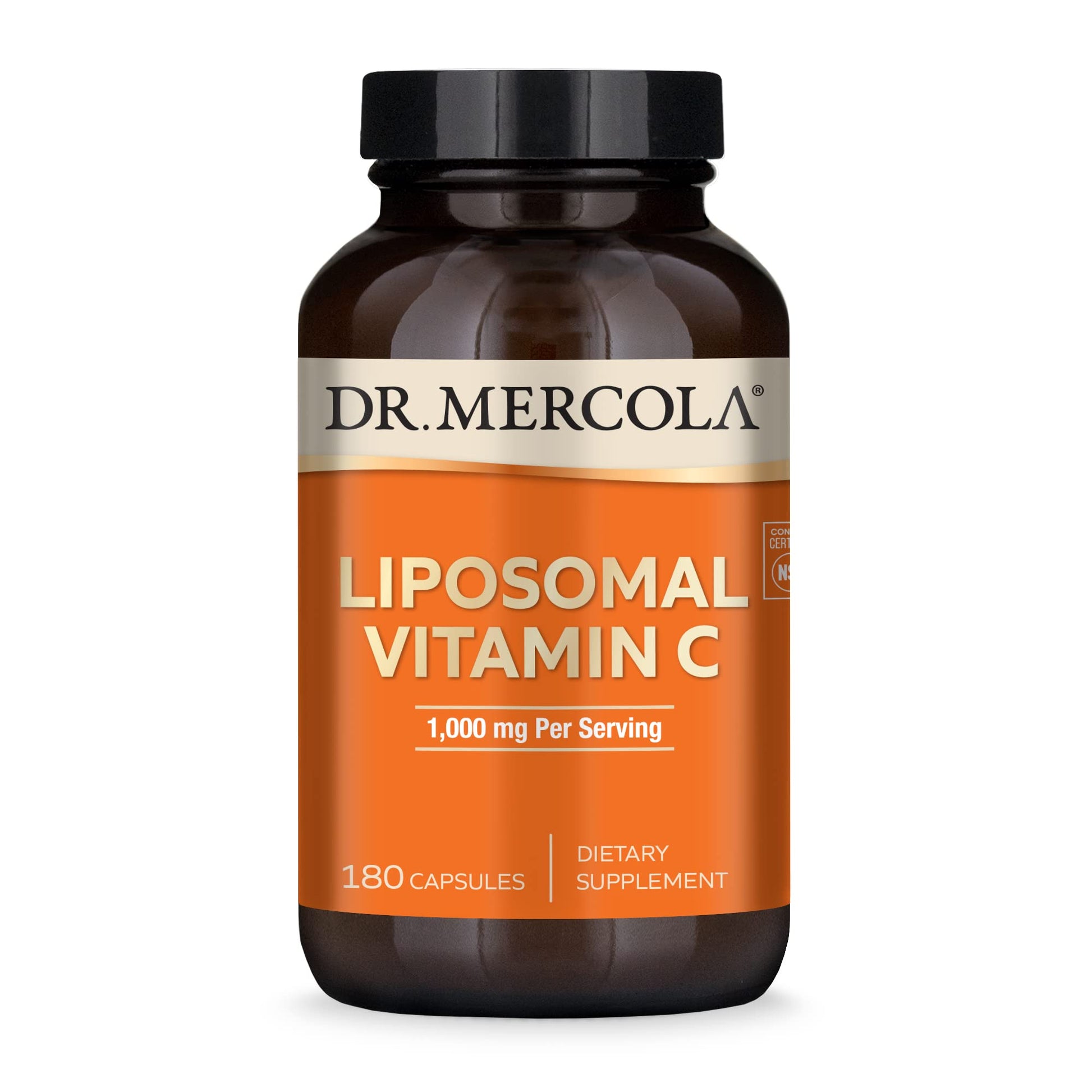 Dr. Mercola Liposomal Vitamin C Capsule 180 Capsules
