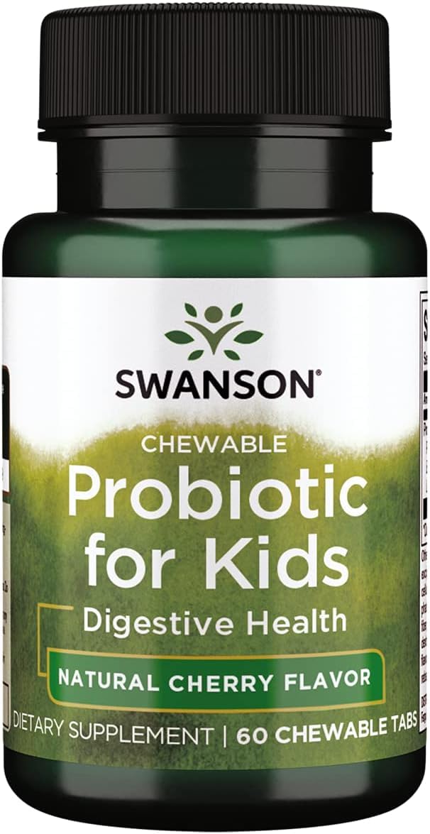 Swanson Probiotic Kids NAT Cherry Capsule, 60 Count