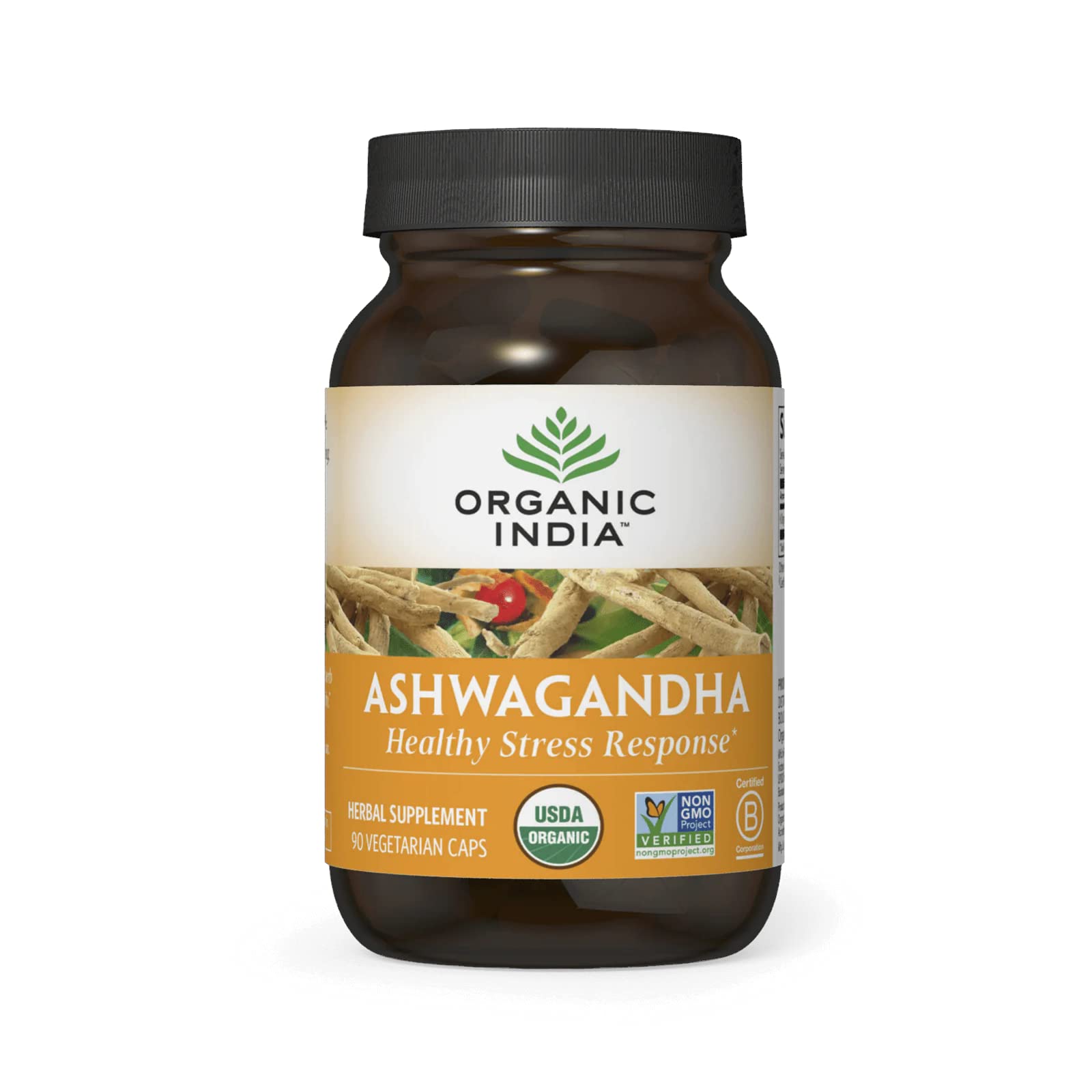 Organic India Ashwagandha Capsules 90 Capsules