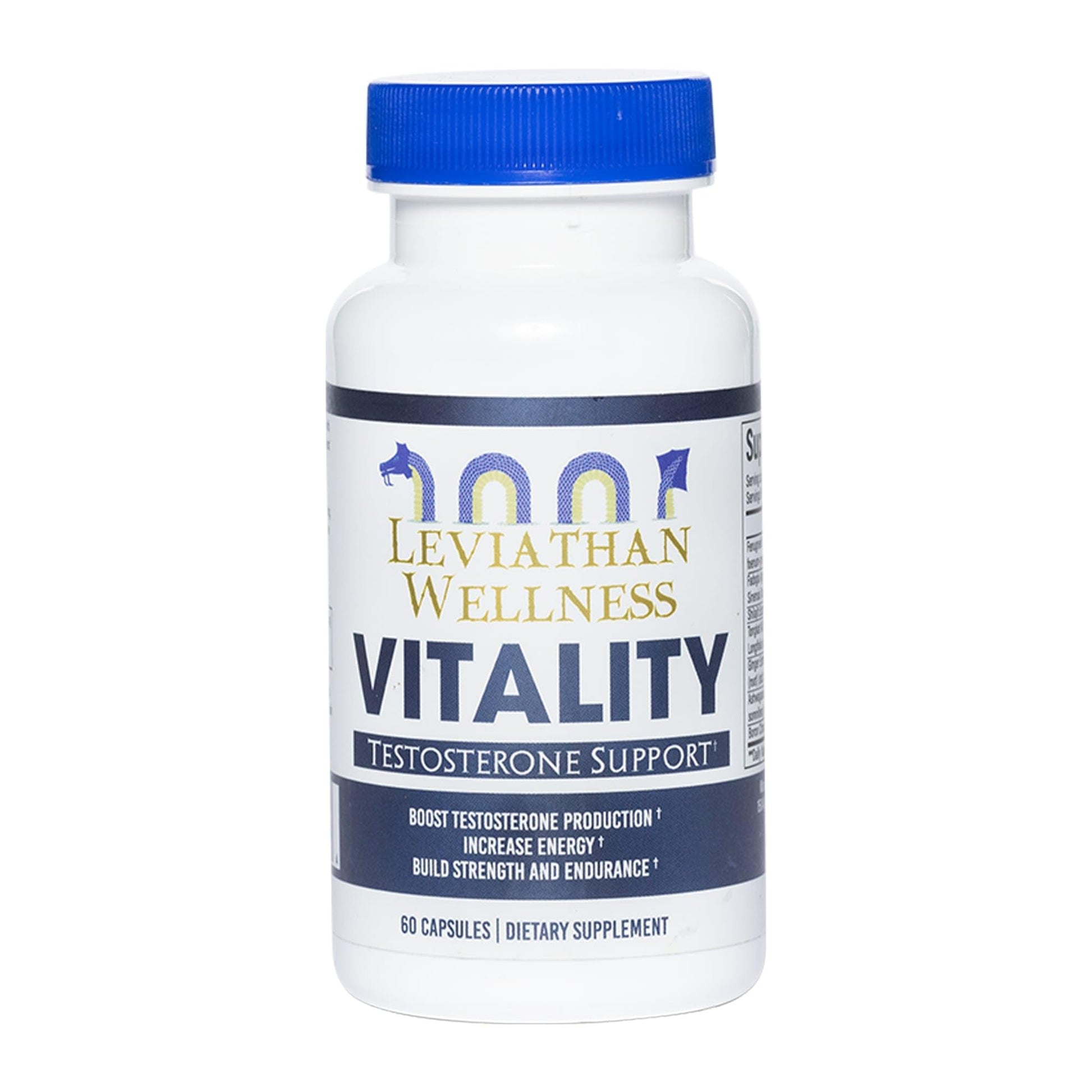 Leviathan Wellness Vitality Testosterone Support Formula Capsule 60 Count