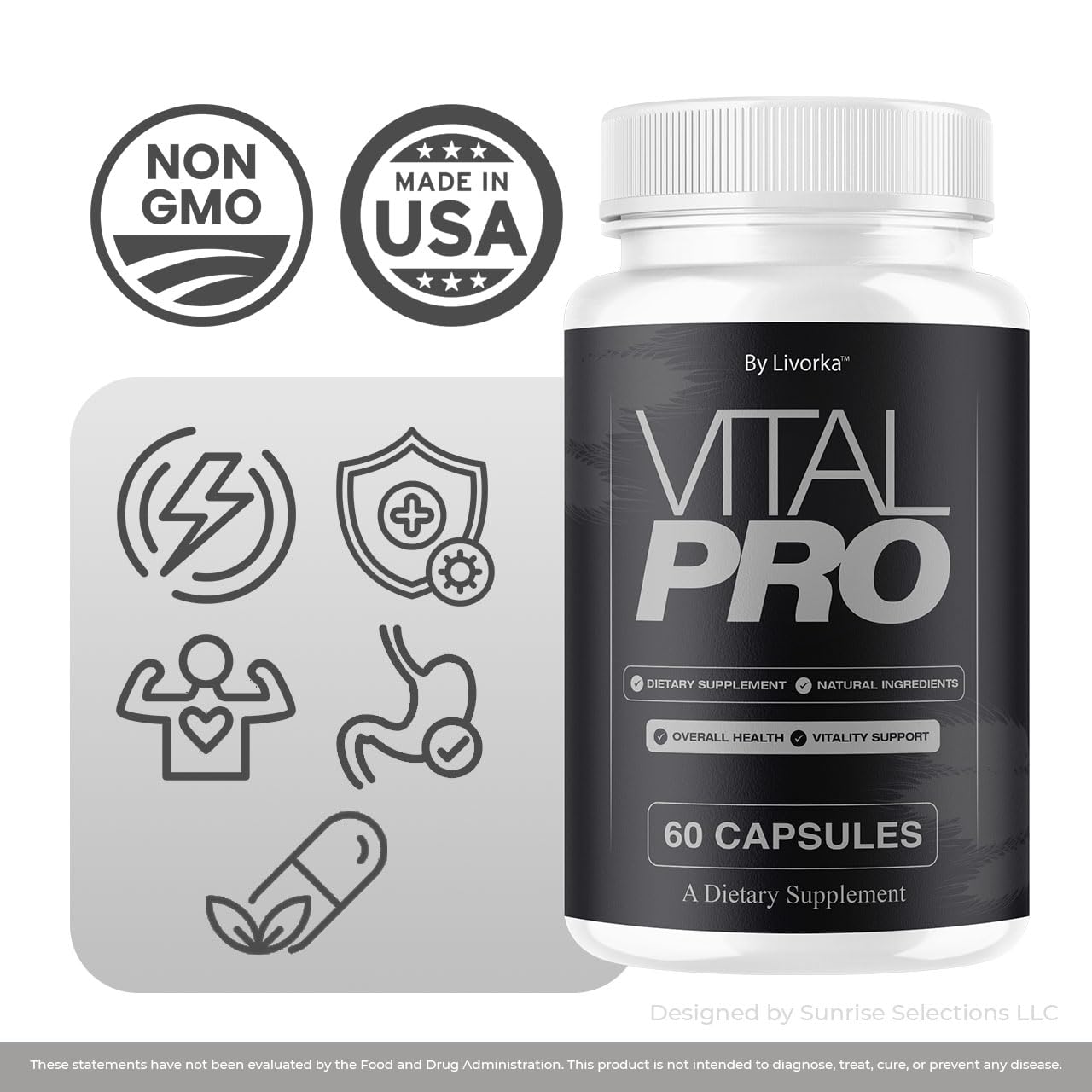 LIVORKA Vital Pro Capsules 60 Capsules