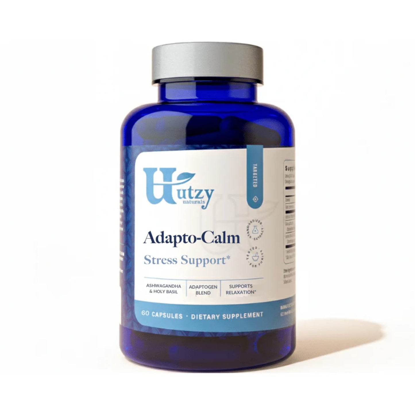 Utzy Naturals Adapto-Calm Cortisol Support Supplement Capsules 60