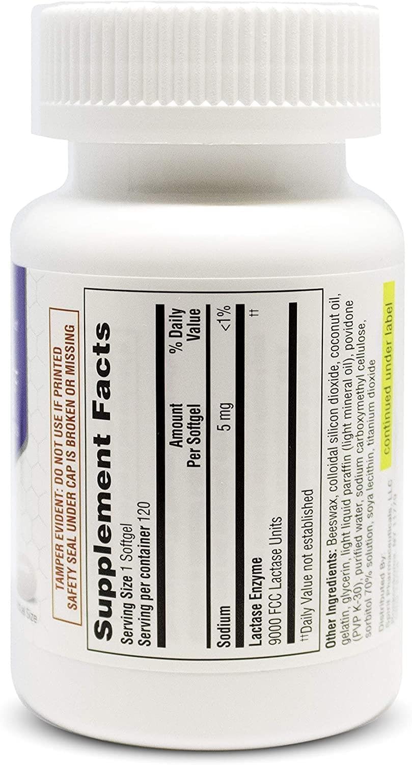 ValuMeds GoodMeds Fast Acting Dairy Relief Lactose Enzymes Softgels 120