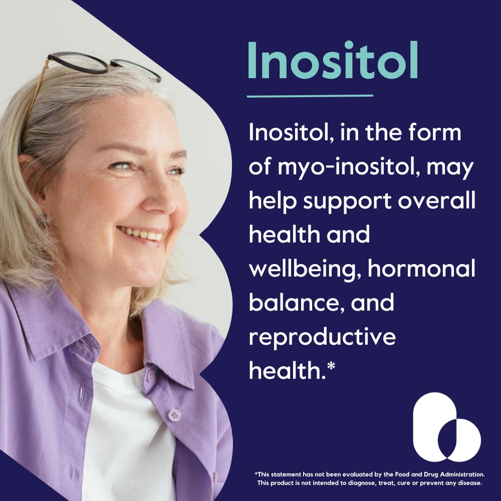 BESTVITE Inositol 750 mg as Myo Inositol Capsules, 120 Count