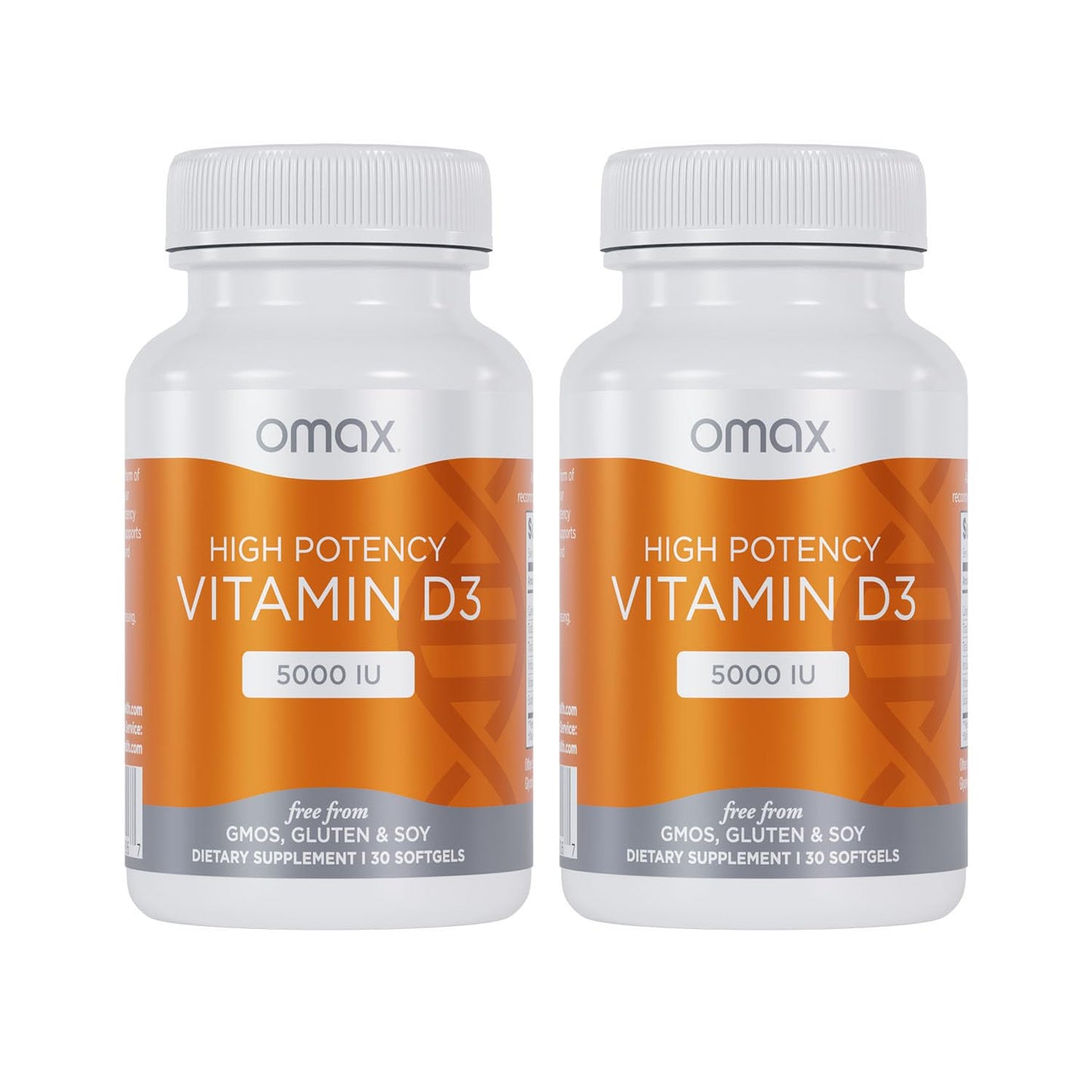 Omax3 High-Potency Vitamin D3 5,000 IU (125 mcg) Softgels 60