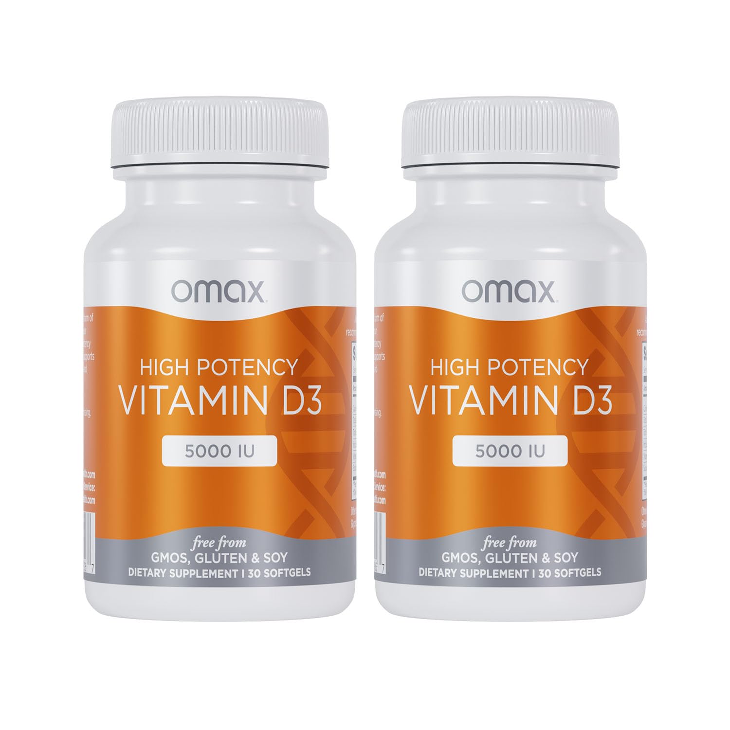 Omax3 High-Potency Vitamin D3 5,000 IU (125 mcg) Softgels 60