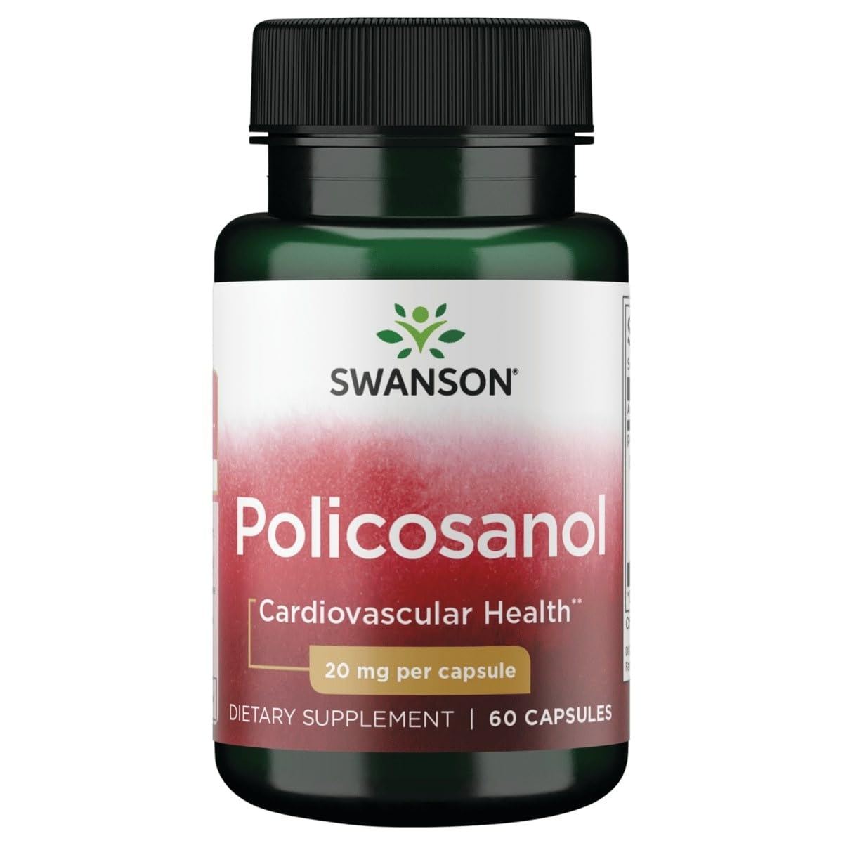 Swanson Ultra Policosanol 20mg Capsule, 60 Capsules