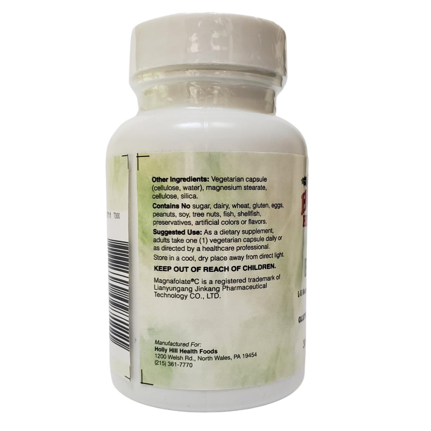 Holly Hill Health Foods Coenzymated B-Complex 30 Capsules