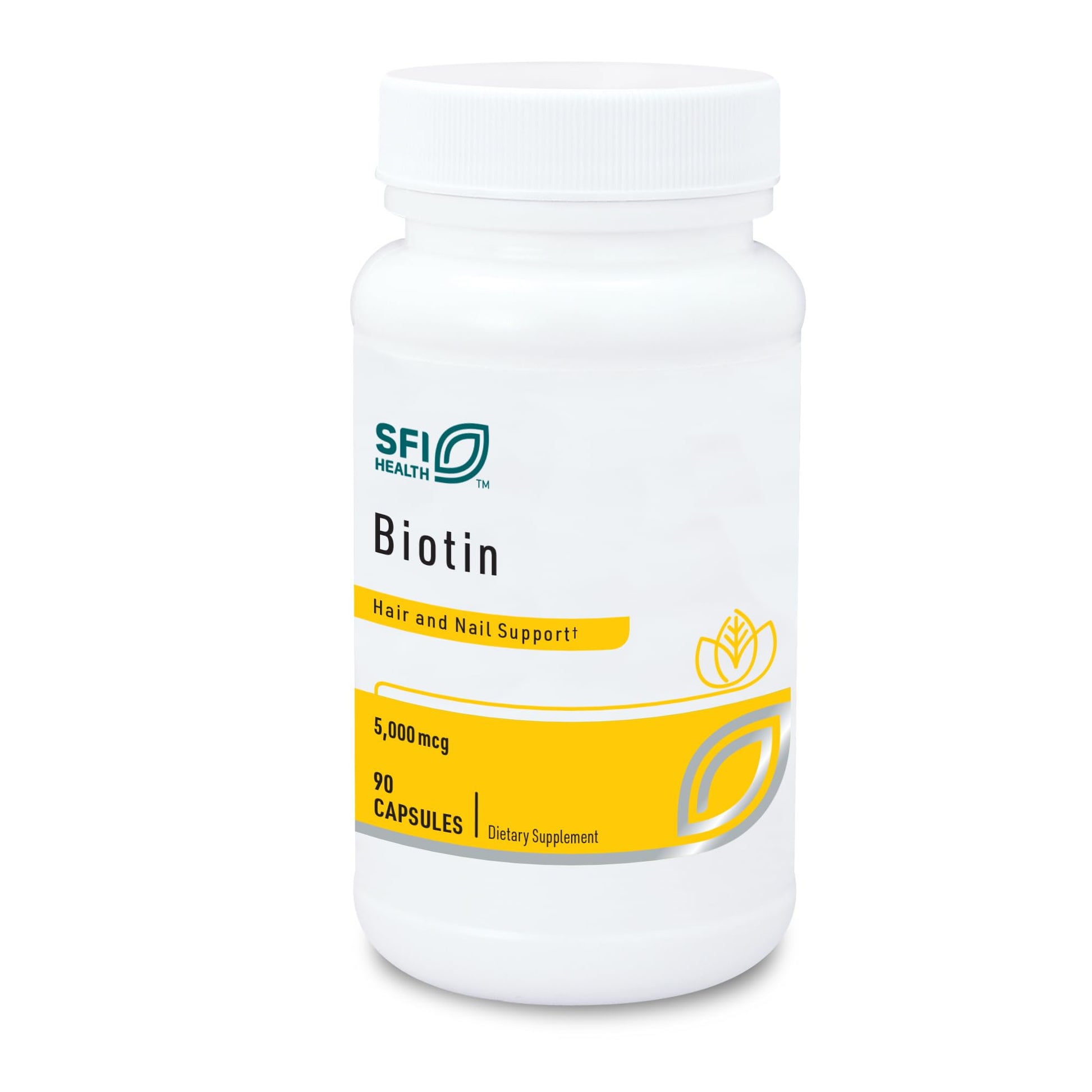 SFI Health Biotin 5000mcg Capsule, 90 Capsules