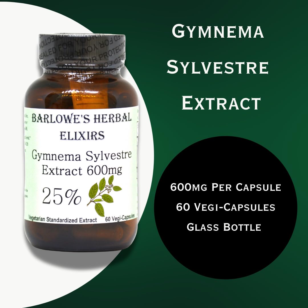Barlowe's Herbal Elixirs Gymnema Sylvestre Capsule 60 Count