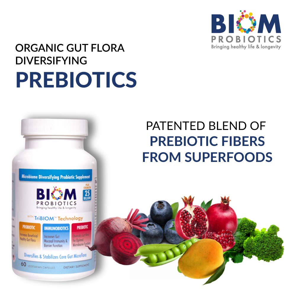Biom Probiotics 3-in-1 Formula Capsule, 60 Count, 25 Billion CFU