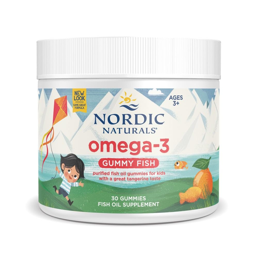 Nordic Naturals Nordic Omega-3 Gummy Fish Tangerine - 30 Gummies