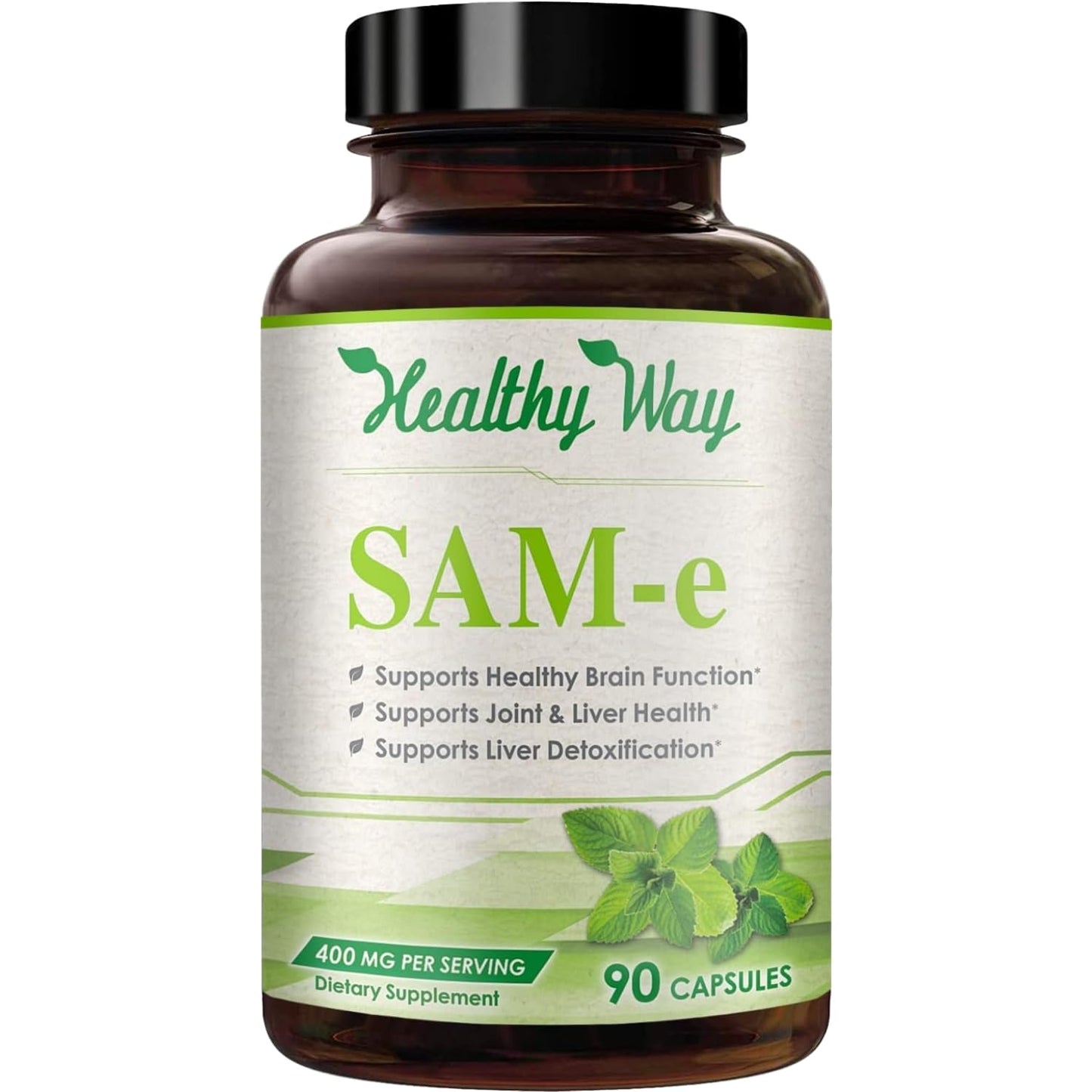HealthyWayRx SAM-e 400mg Capsules, 90 Count