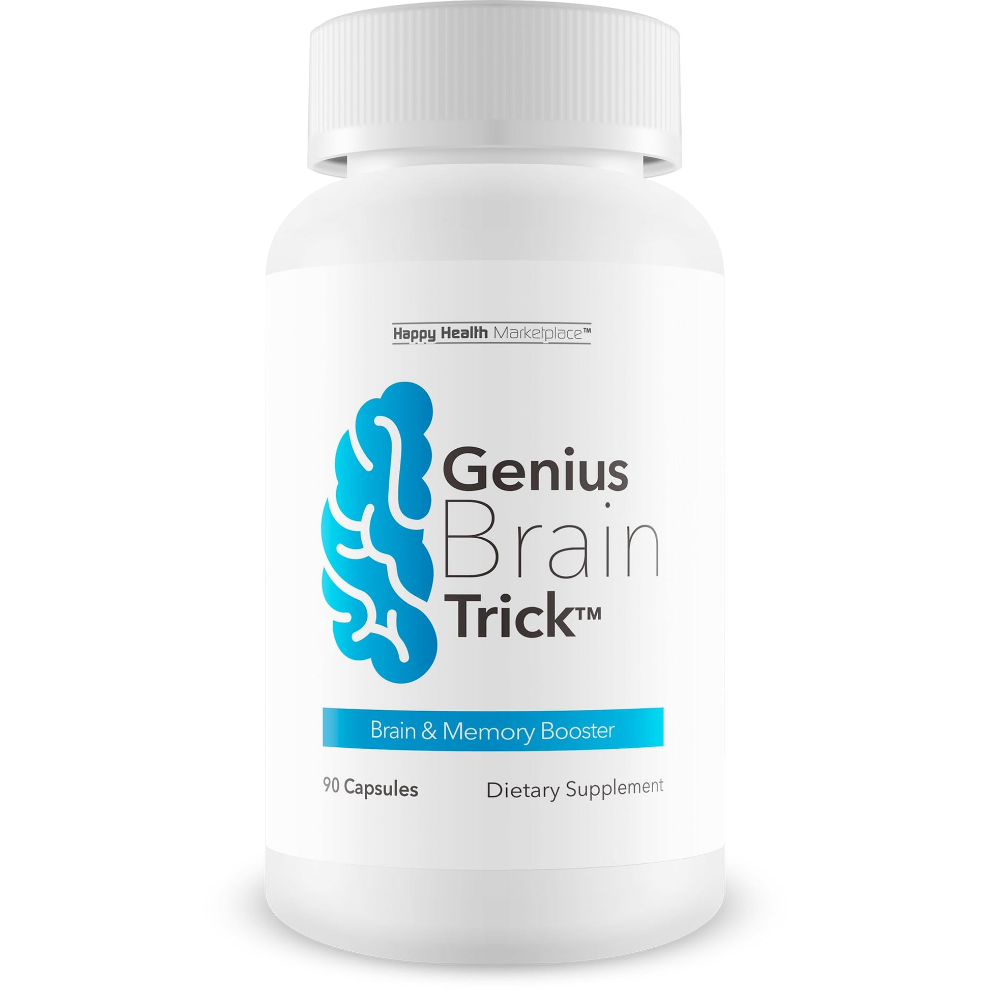 Happy Health Marketplace Genius Brain Trick 90 Capsules