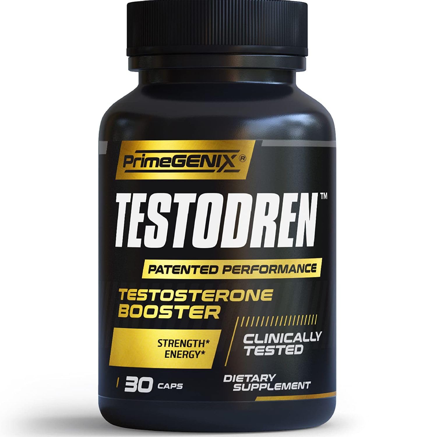 PrimeGENIX Testodren Advanced Testosterone Booster for Men Capsule, 30 Count