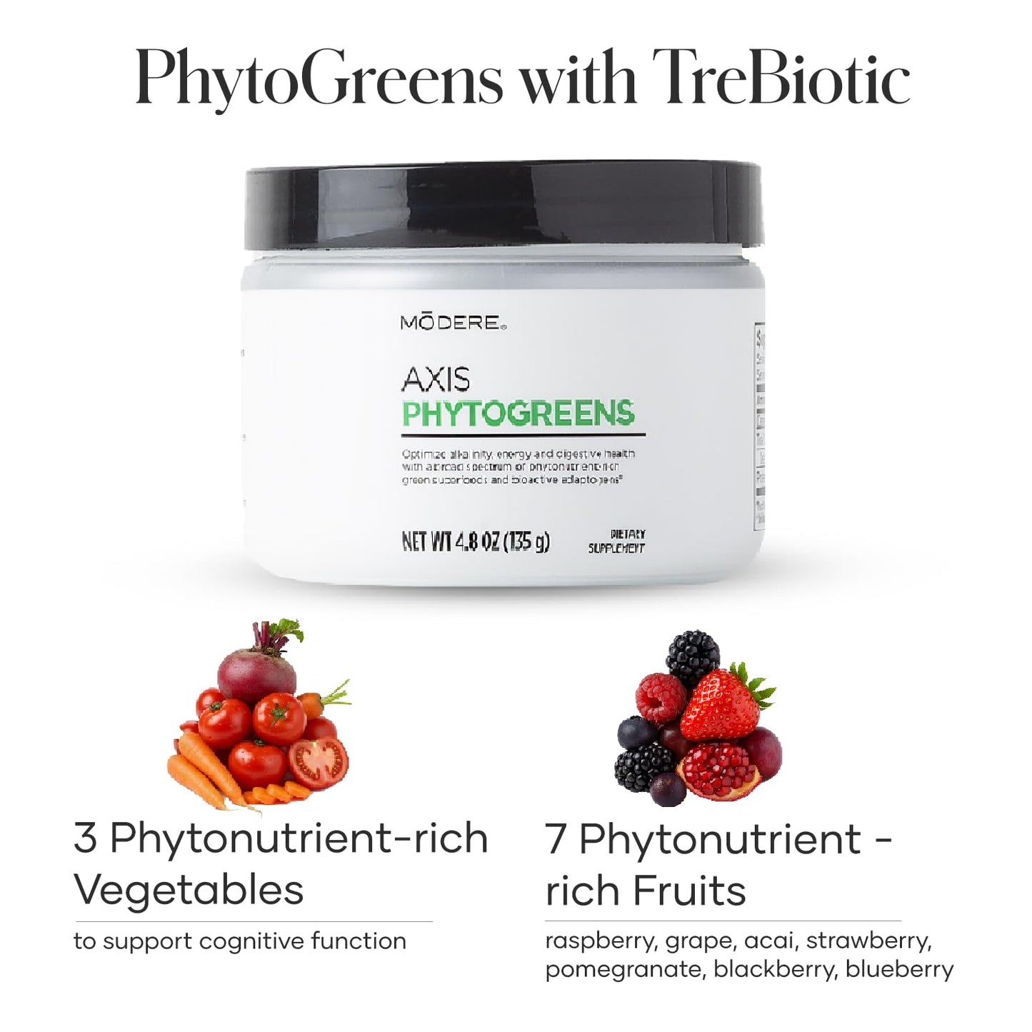 Modere PHYTOGREEN Daily Greens Wellness Formula Powder 4.8 oz