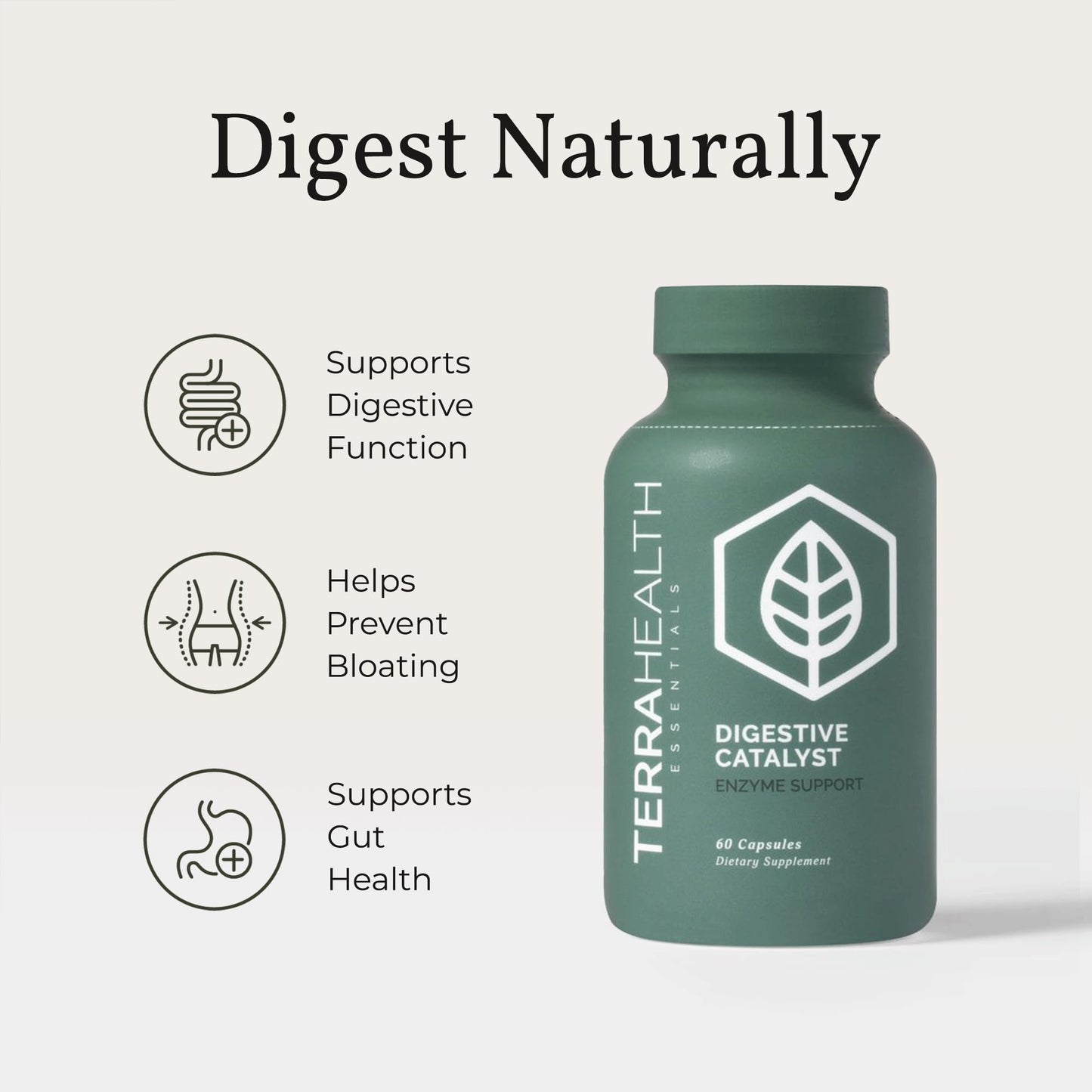 Terra Health Essentials Digestive Catalyst Capsules, 30 Count