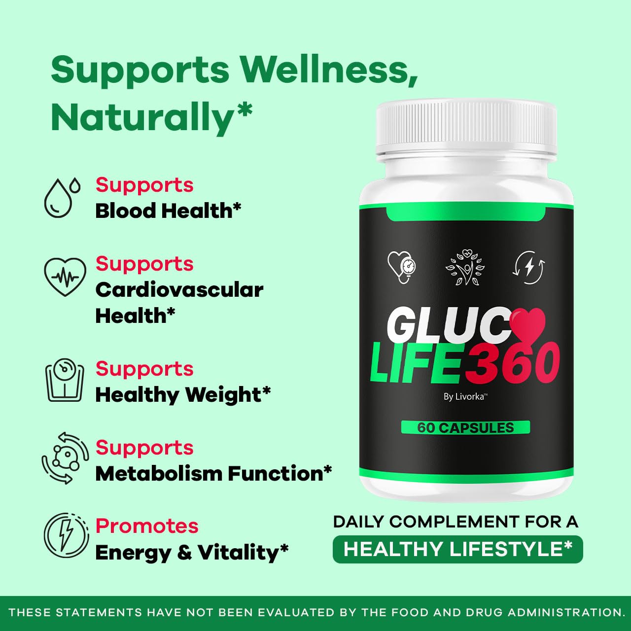 LIVORKA GlucoLife 360 Capsules 300