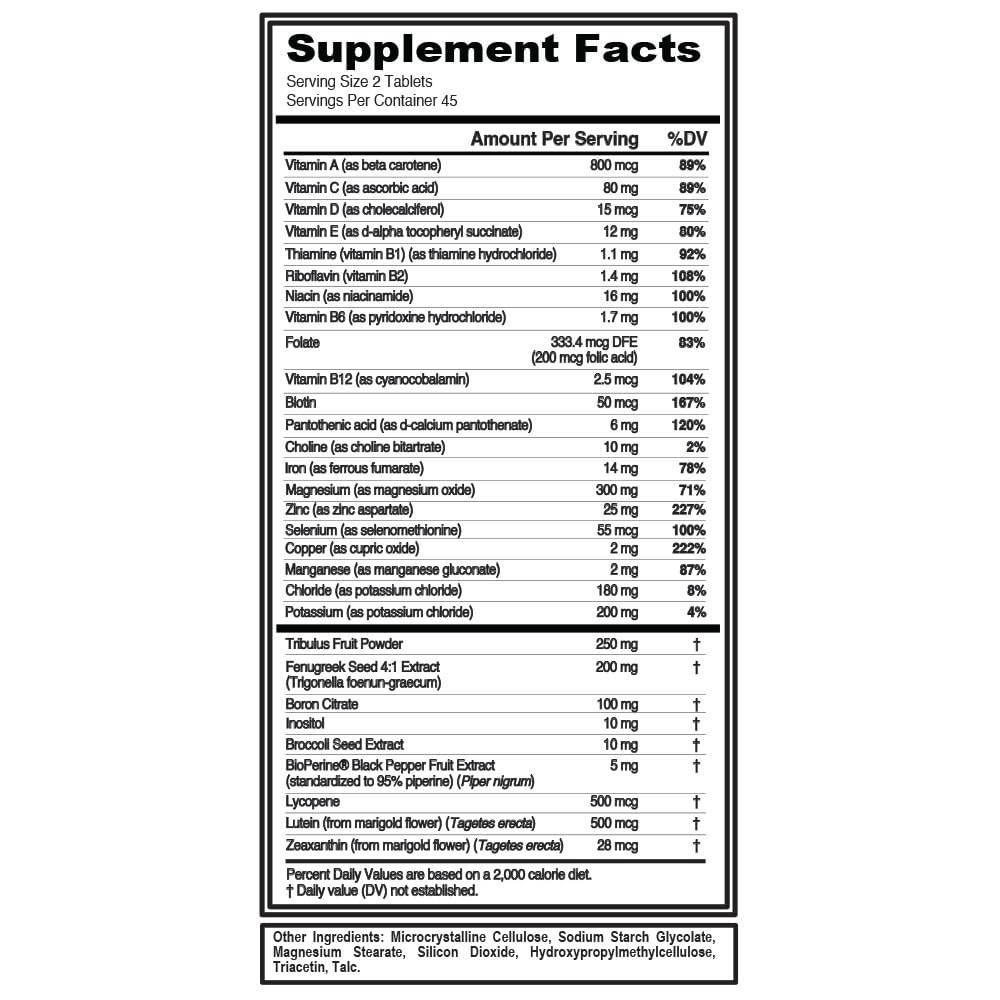 Evlution VitaTest Tablet 90 Count