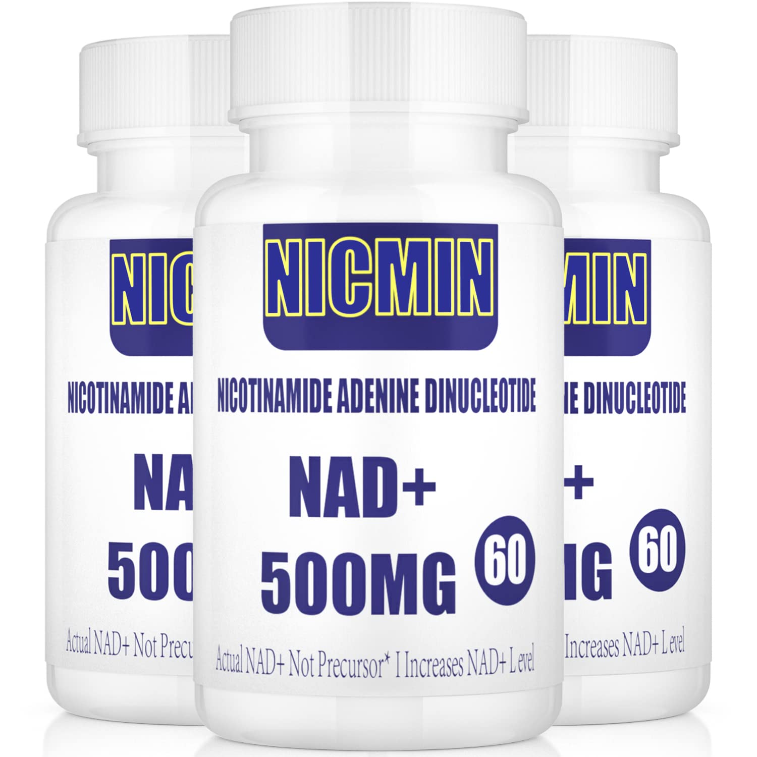 NICMIN Liposomal NAD+ 500mg with TMG 300mg Capsule, 60 Capsules