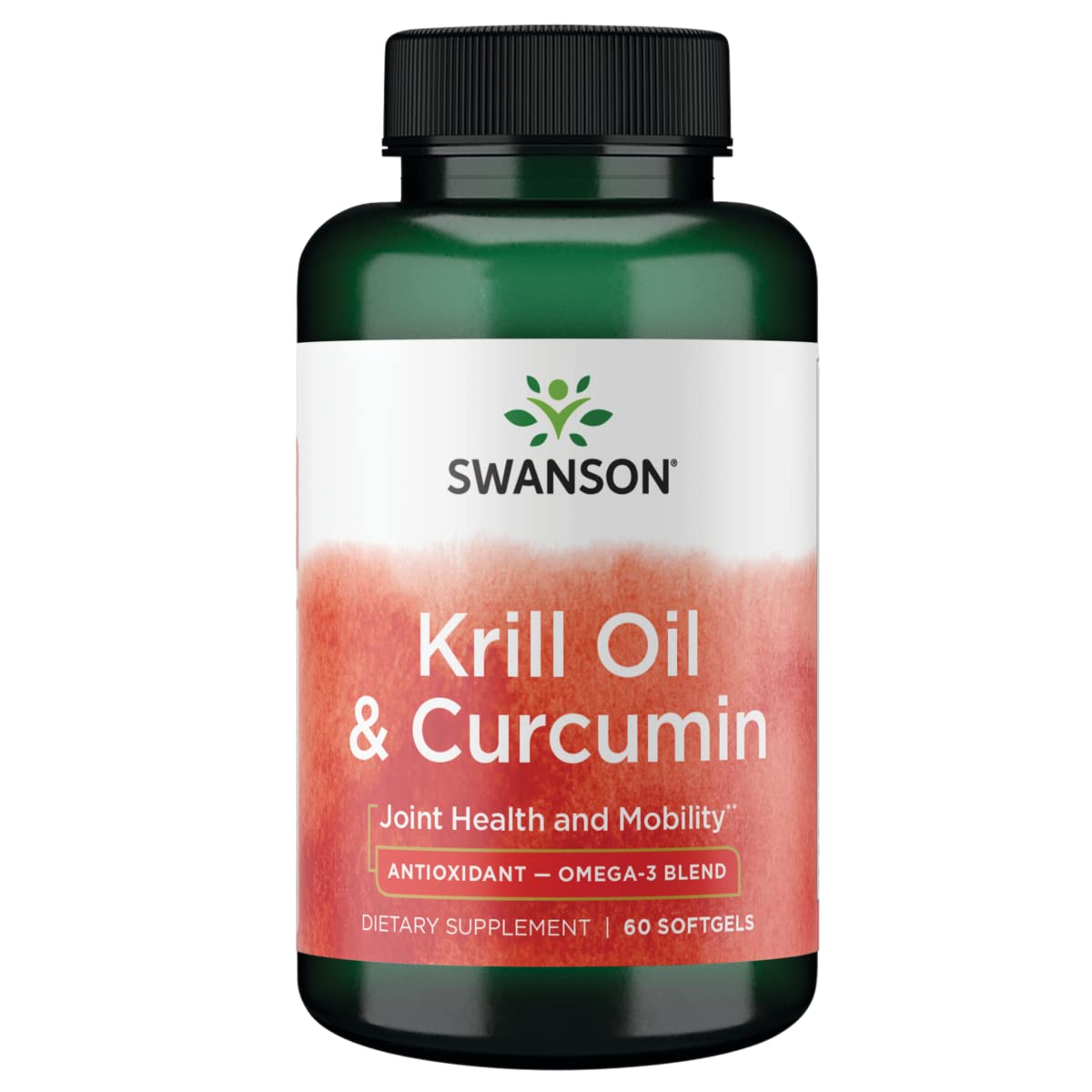Swanson EFA Krill Oil & Curcumin 60 Capsules