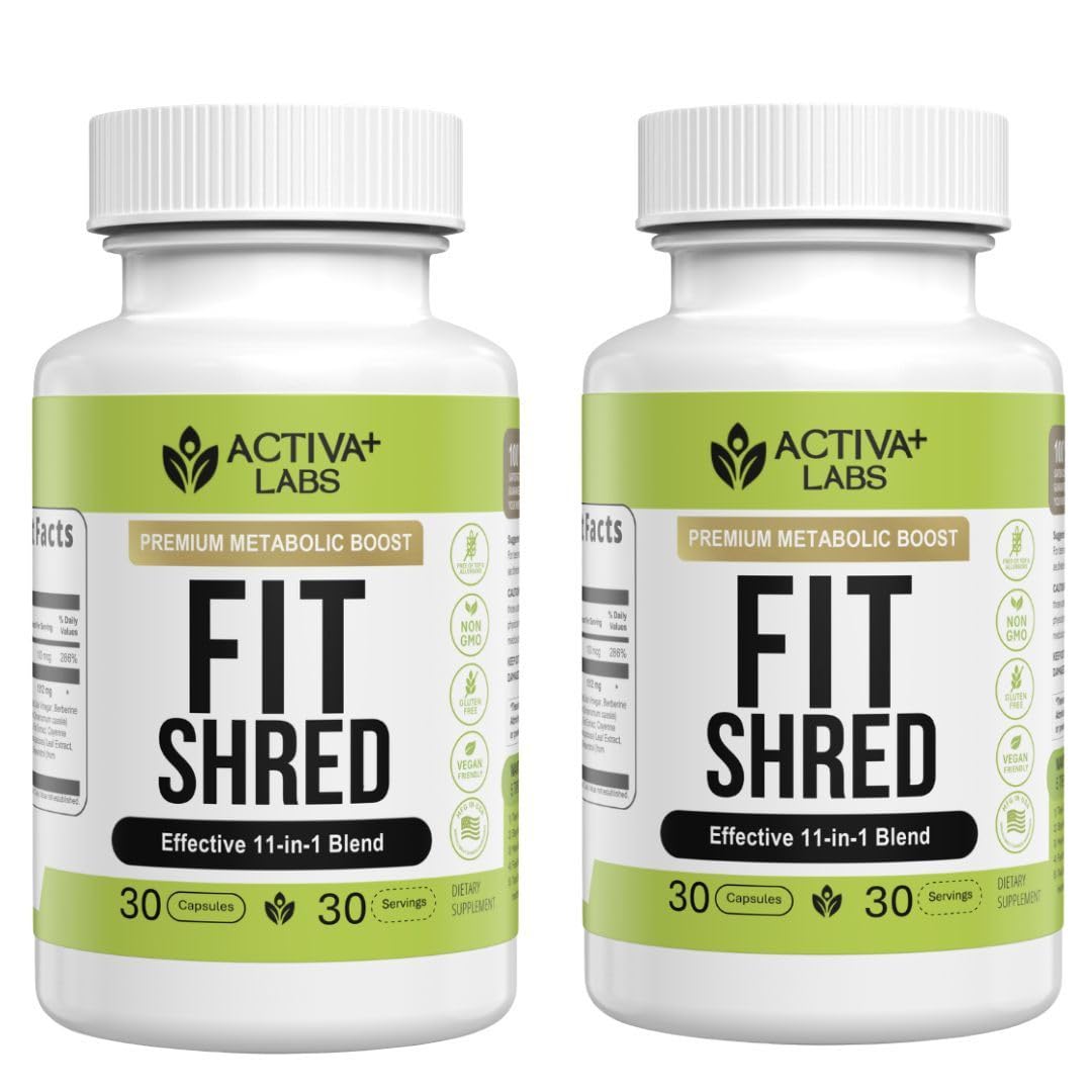 Activa Labs Fit Shred 11-in-1 Weight Management Capsule, 60 Count
