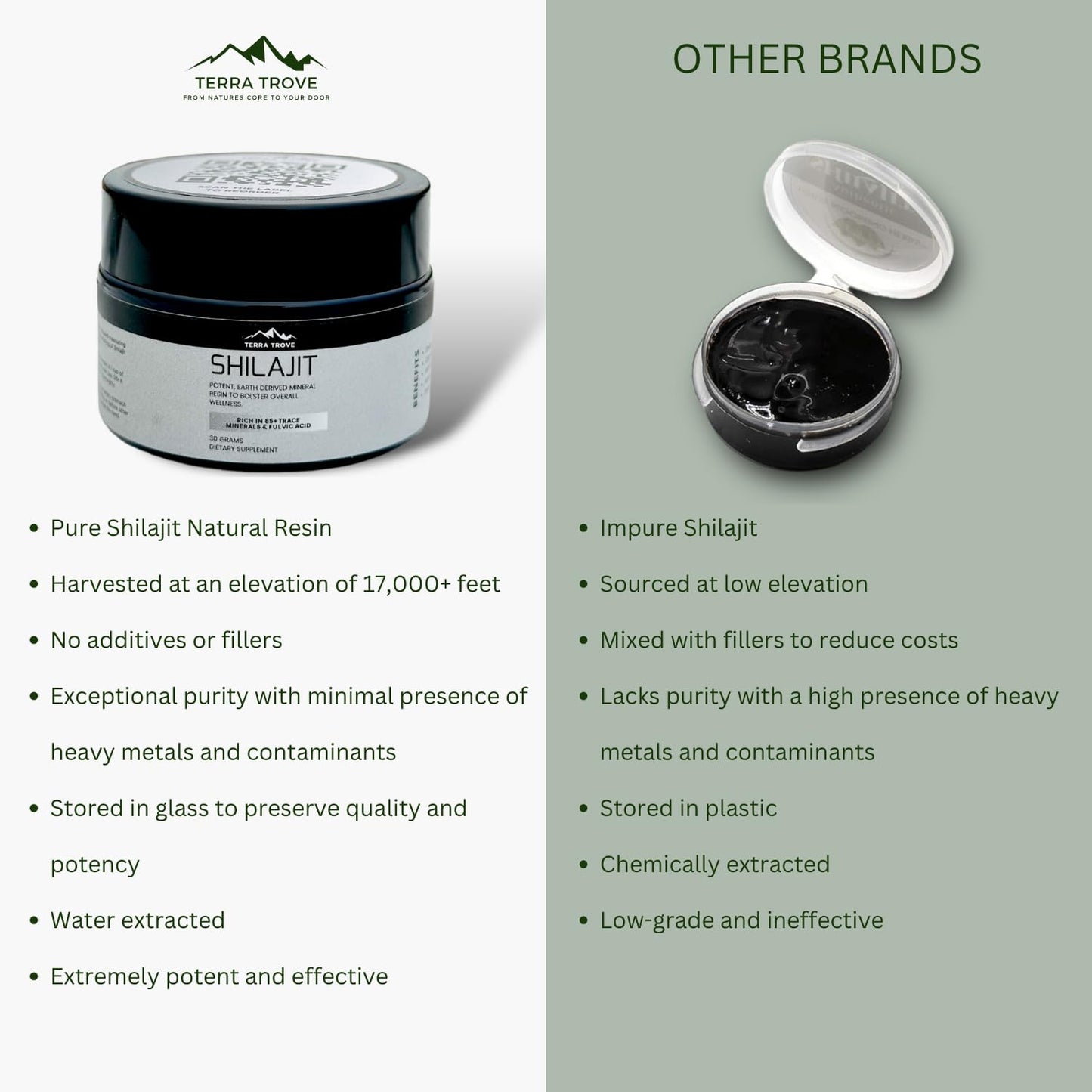 Terra Trove Himalayan Shilajit Resin Softgel 1 Count