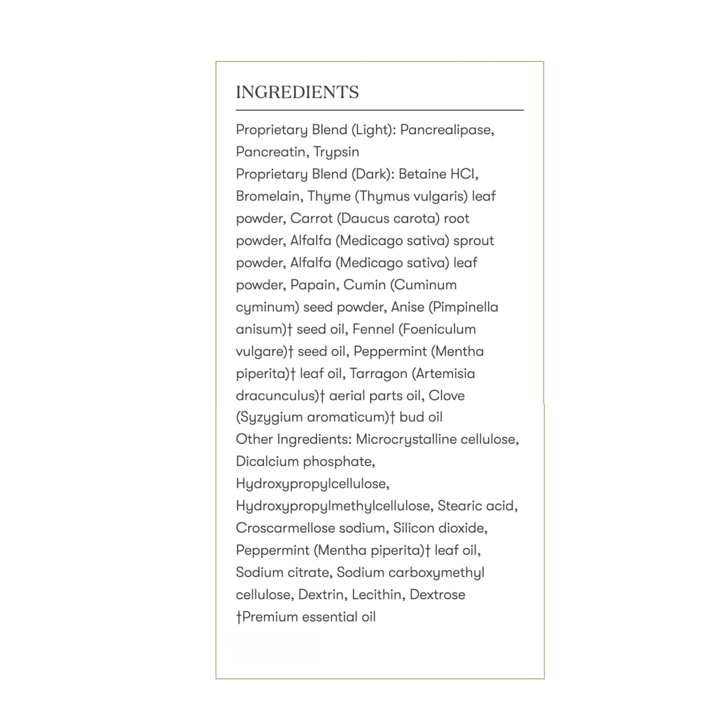 Young Living Essentialzyme Caplets 90