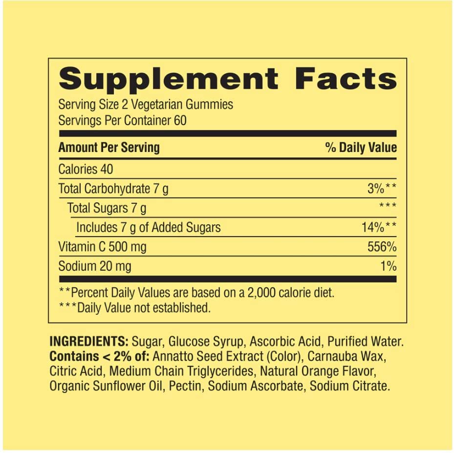 Adventure Home Spring Valley Extra Strength Vitamin C Gummy, 120 Count