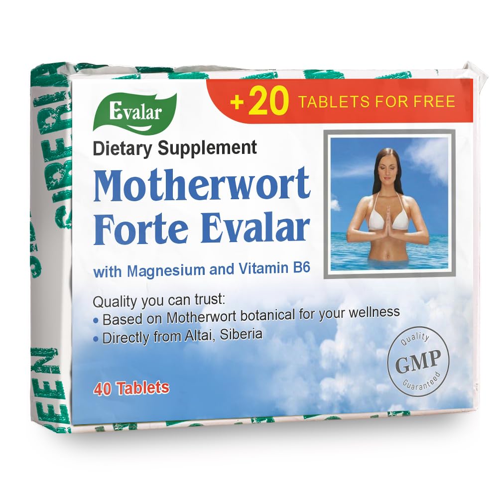 Evalar Motherwort Forte Tablet, 40 Tablets
