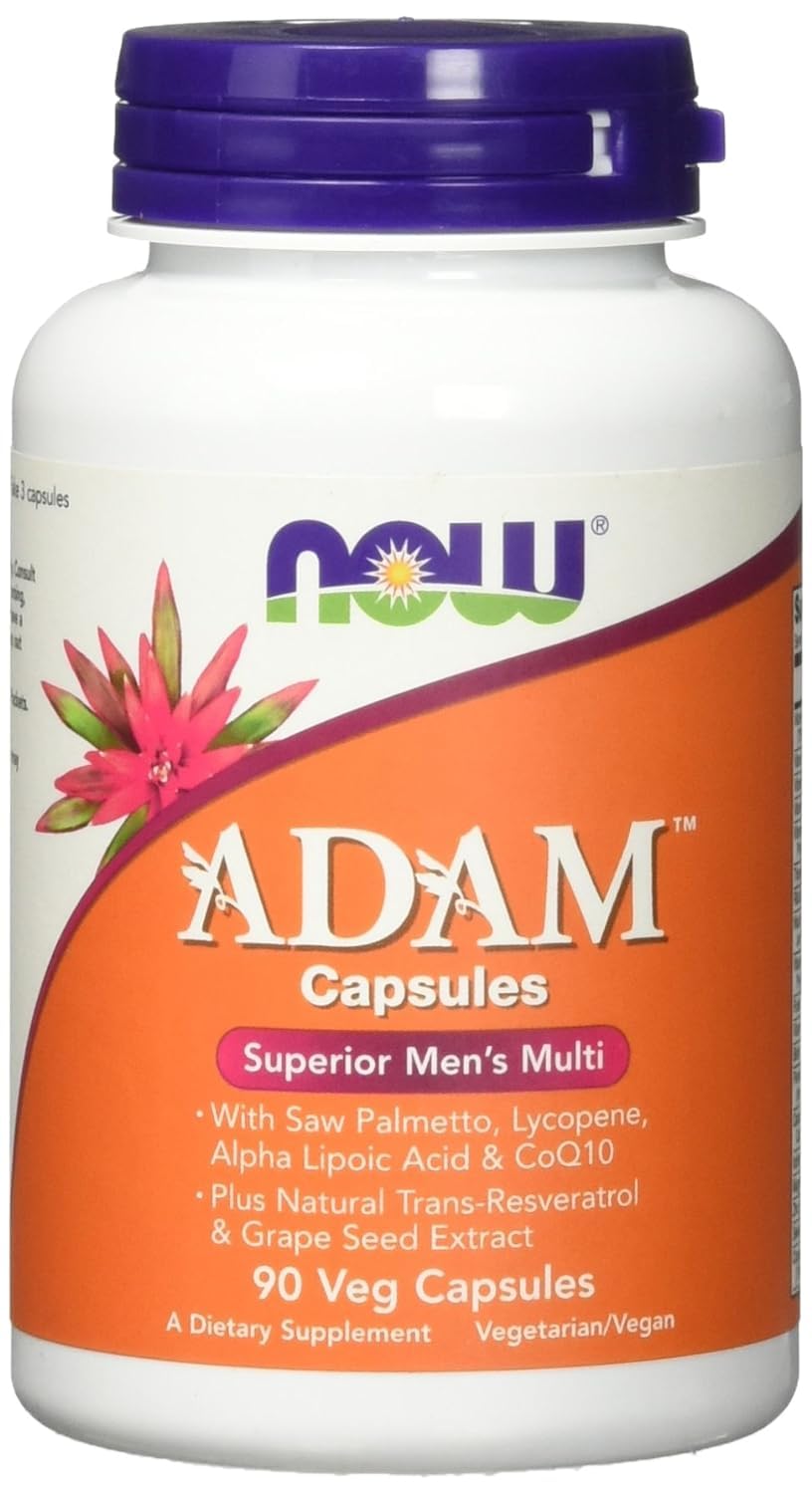 NOW Foods ADAM Superior Men's Multivitamin Capsule 1 Count
