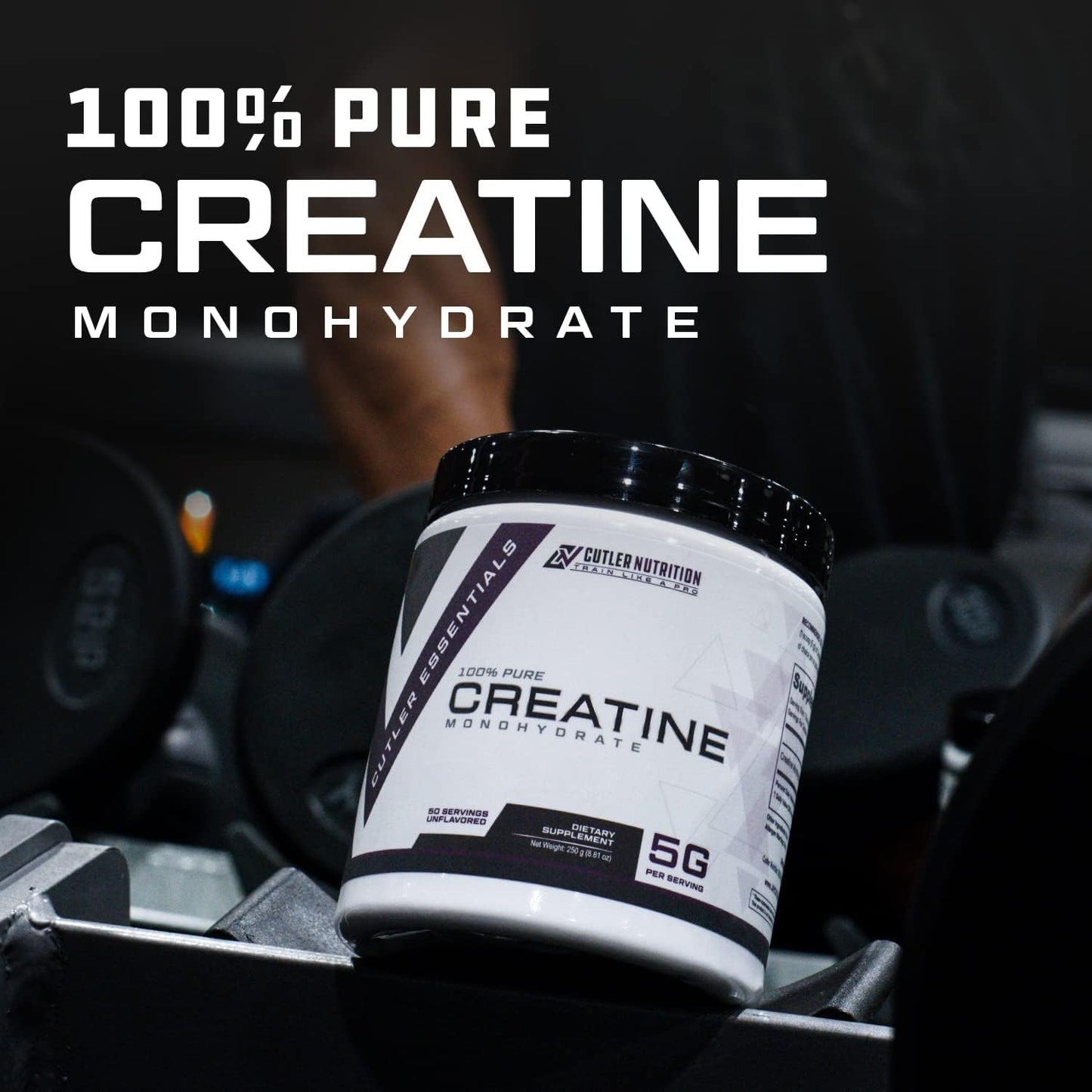 Cutler Nutrition Pure Creatine Monohydrate Powder 50 Servings