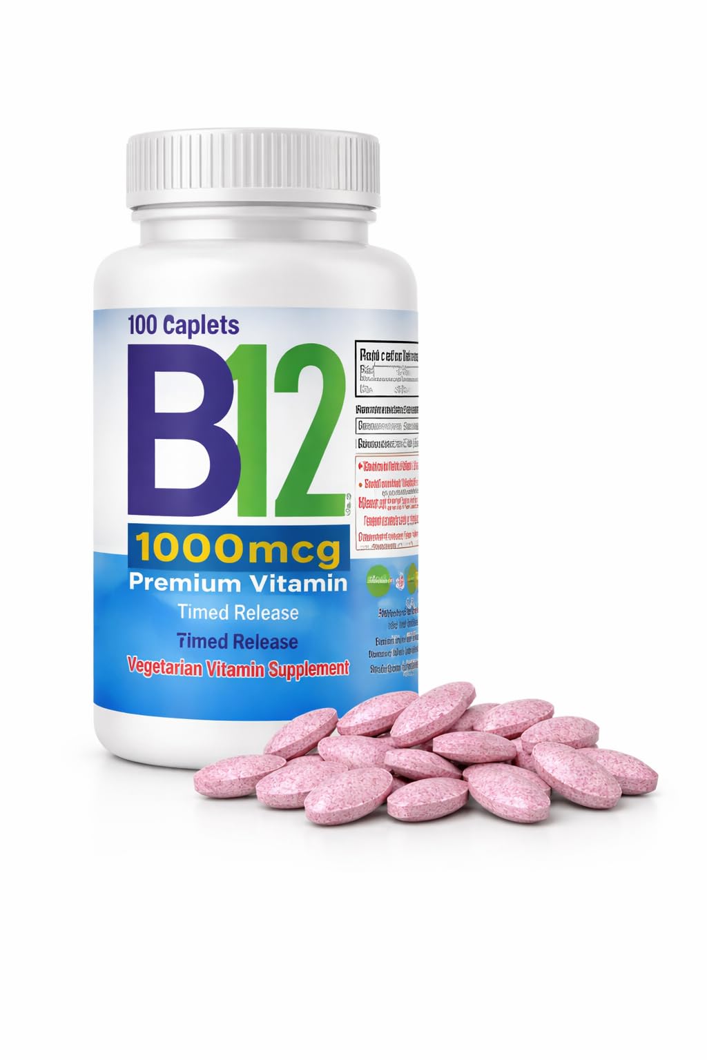 Nutrisalud Products Vitamin B12 High Potency 1000mcg Tablets, 200 Count